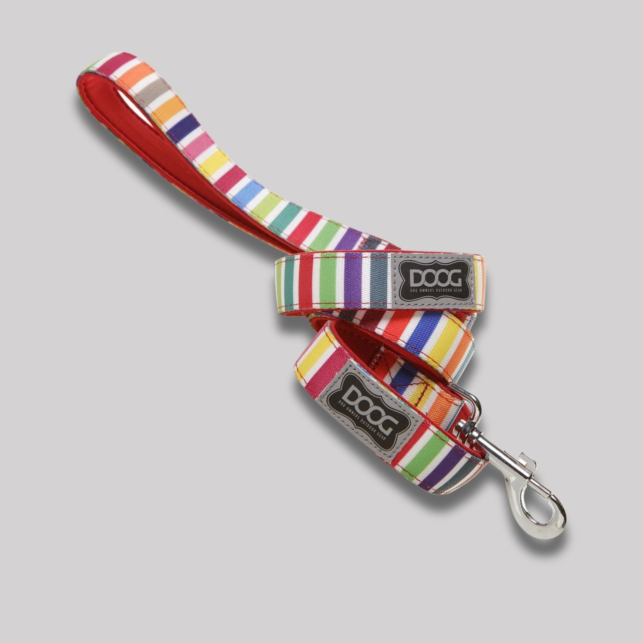 Doog Neoprene Multi Stripe Scooby Dog Leash