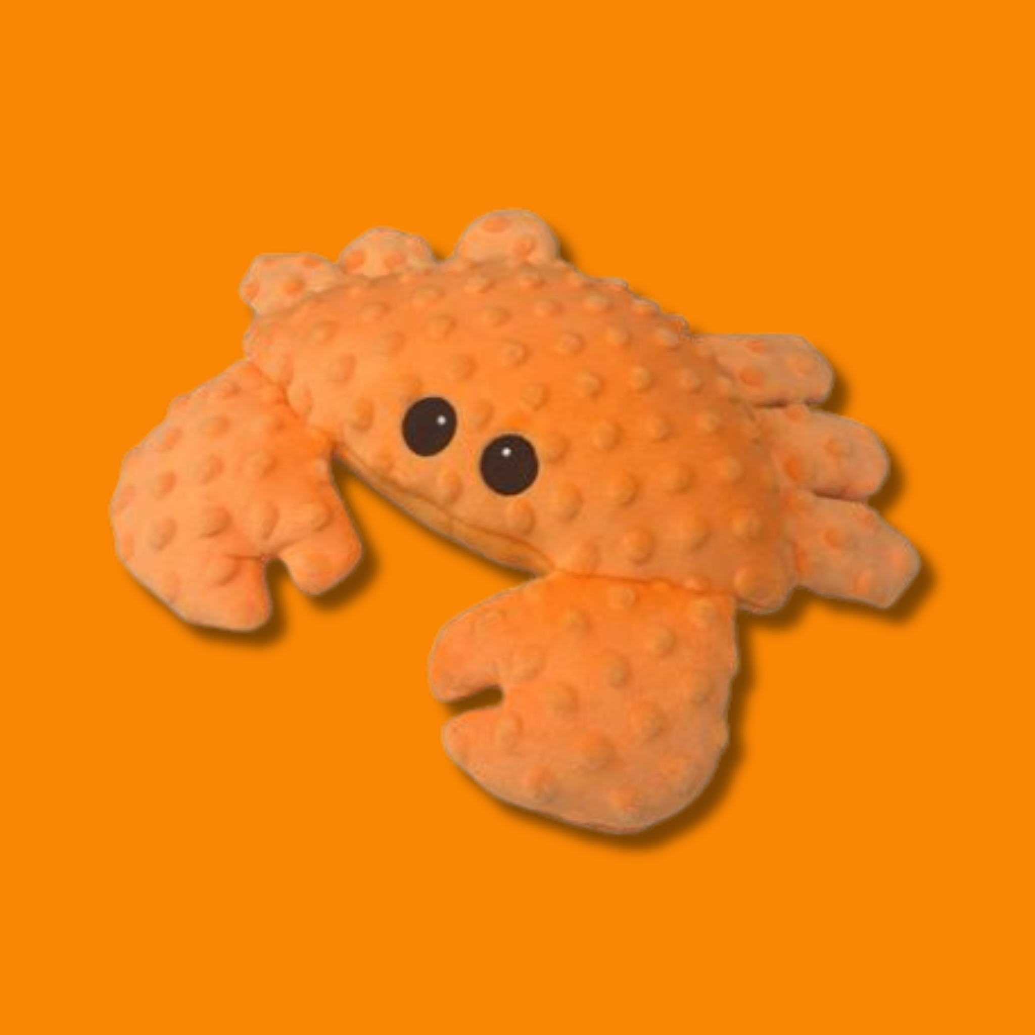 Petlou Dotty Friends Crab Plush Dog Toy