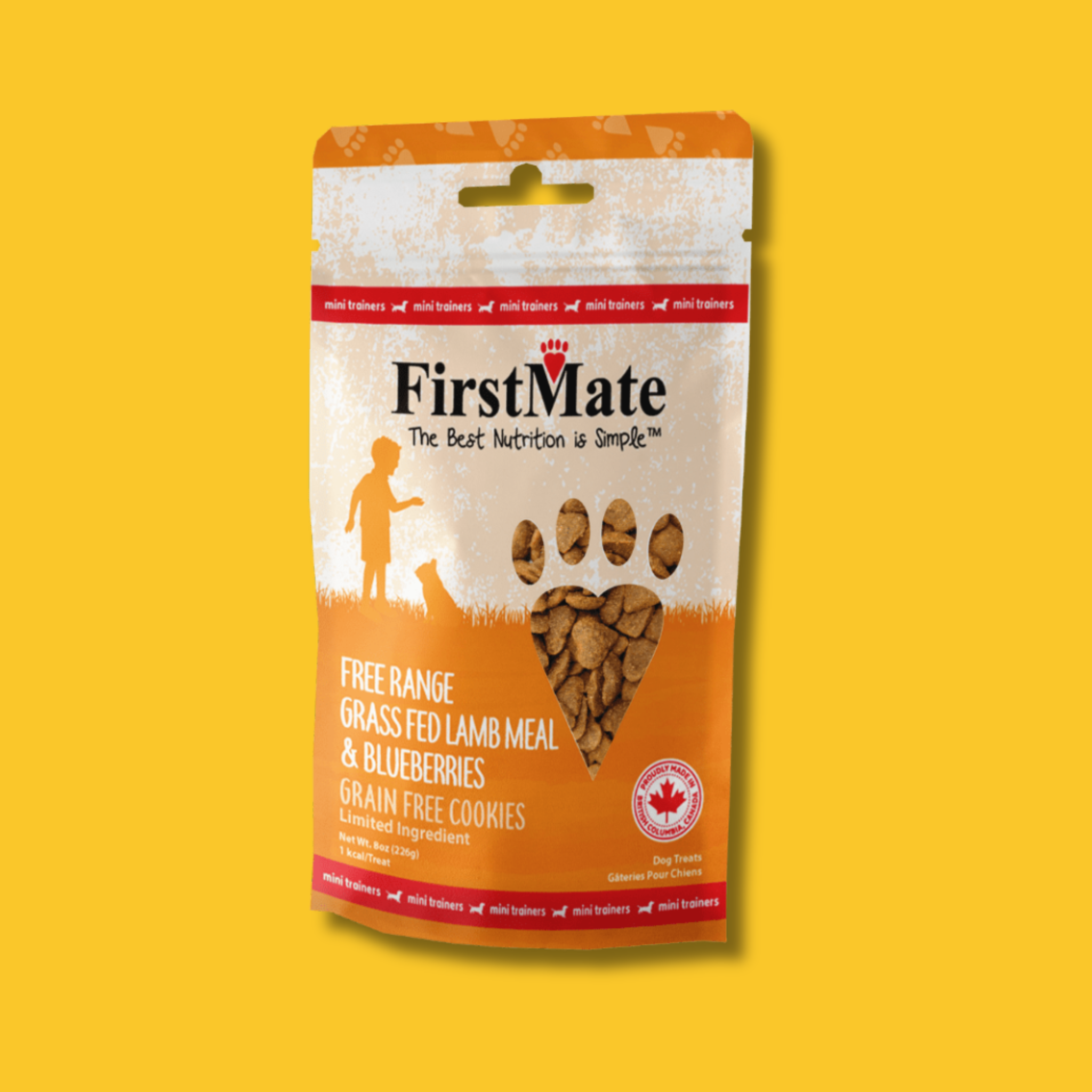 First Mate Mini Trainers Free Range Lamb with Blueberries Dog Treat