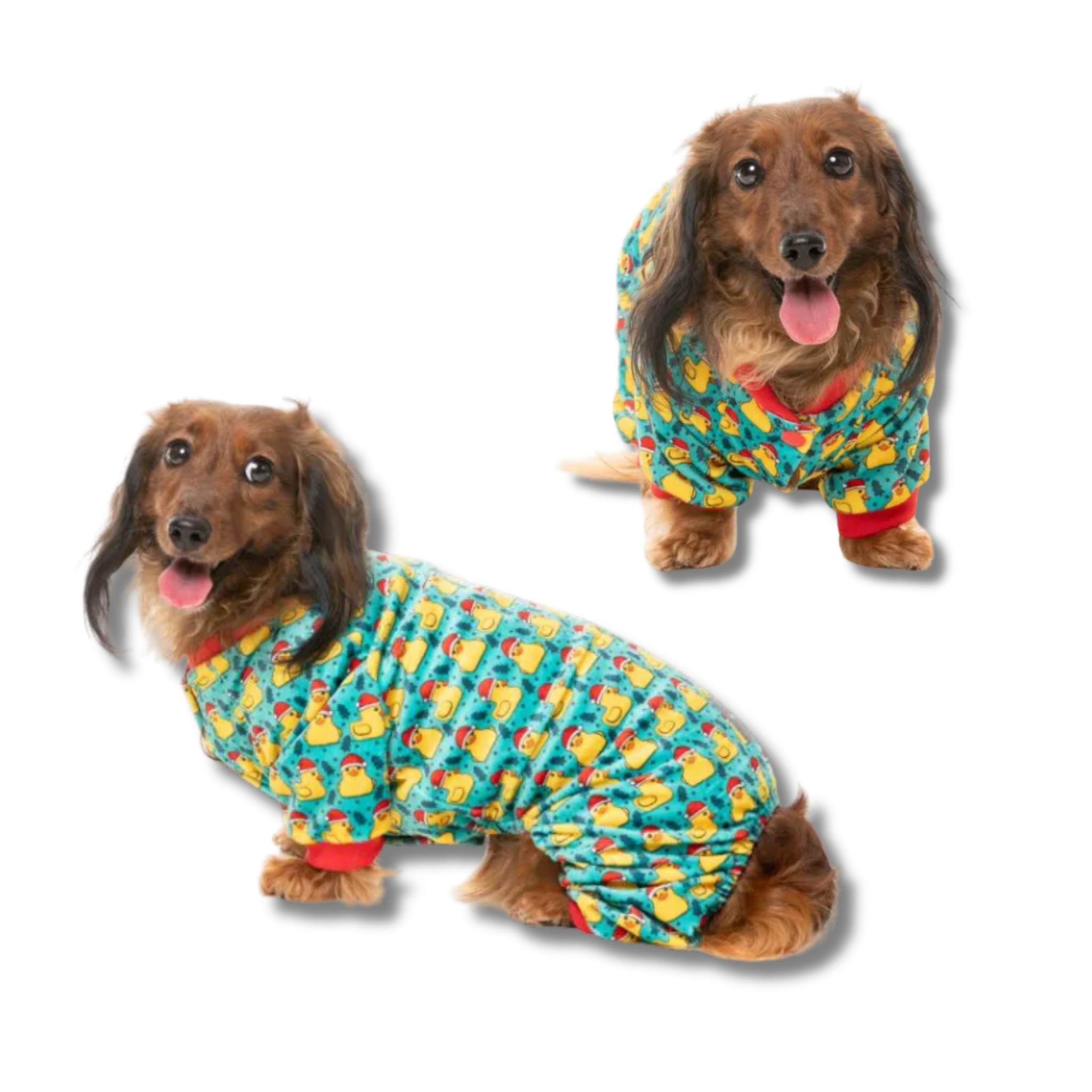 Fuzzyard Holiday Merry Quackmas Dog Pajamas