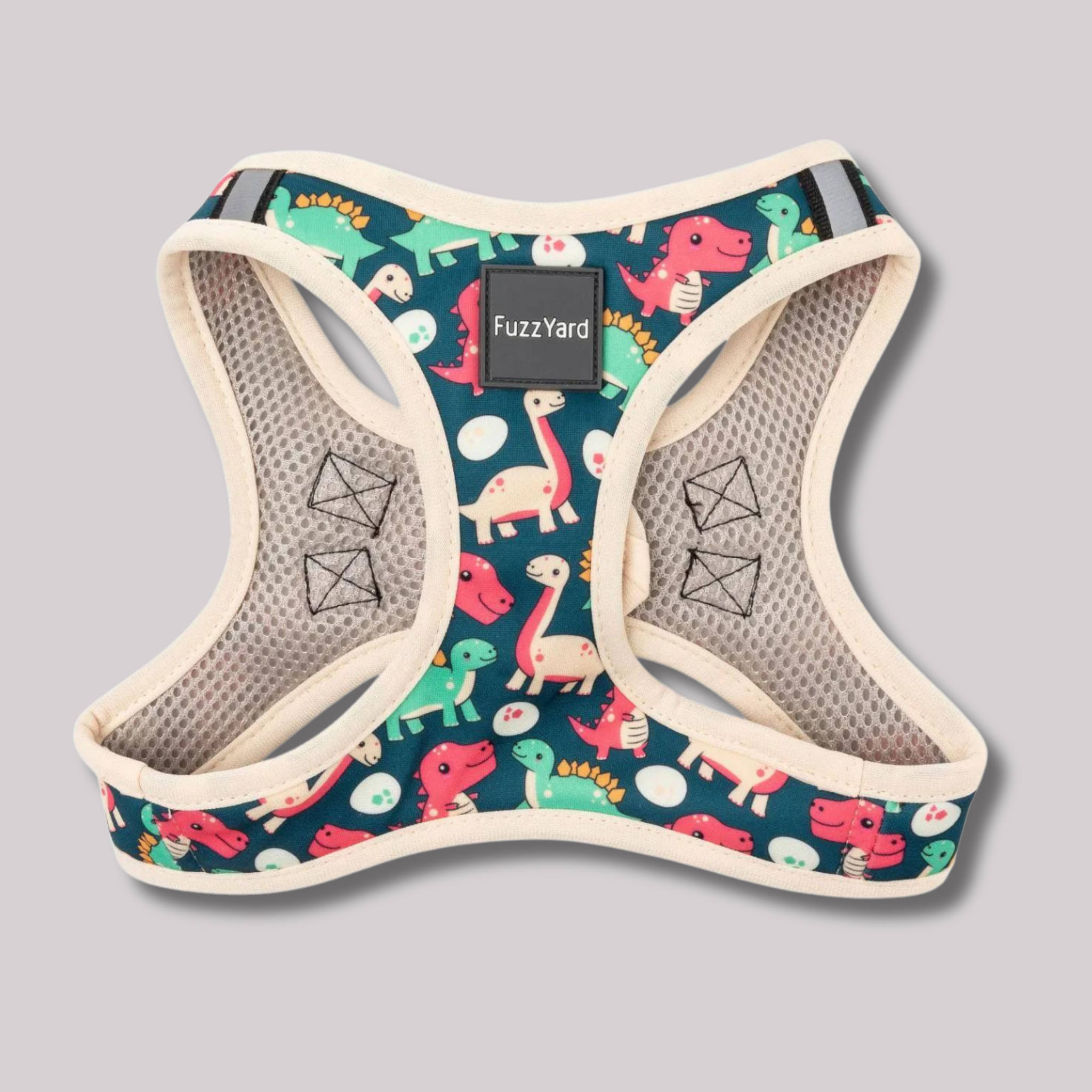 Fuzzyard Dinosaur Land Step In Dog Harness