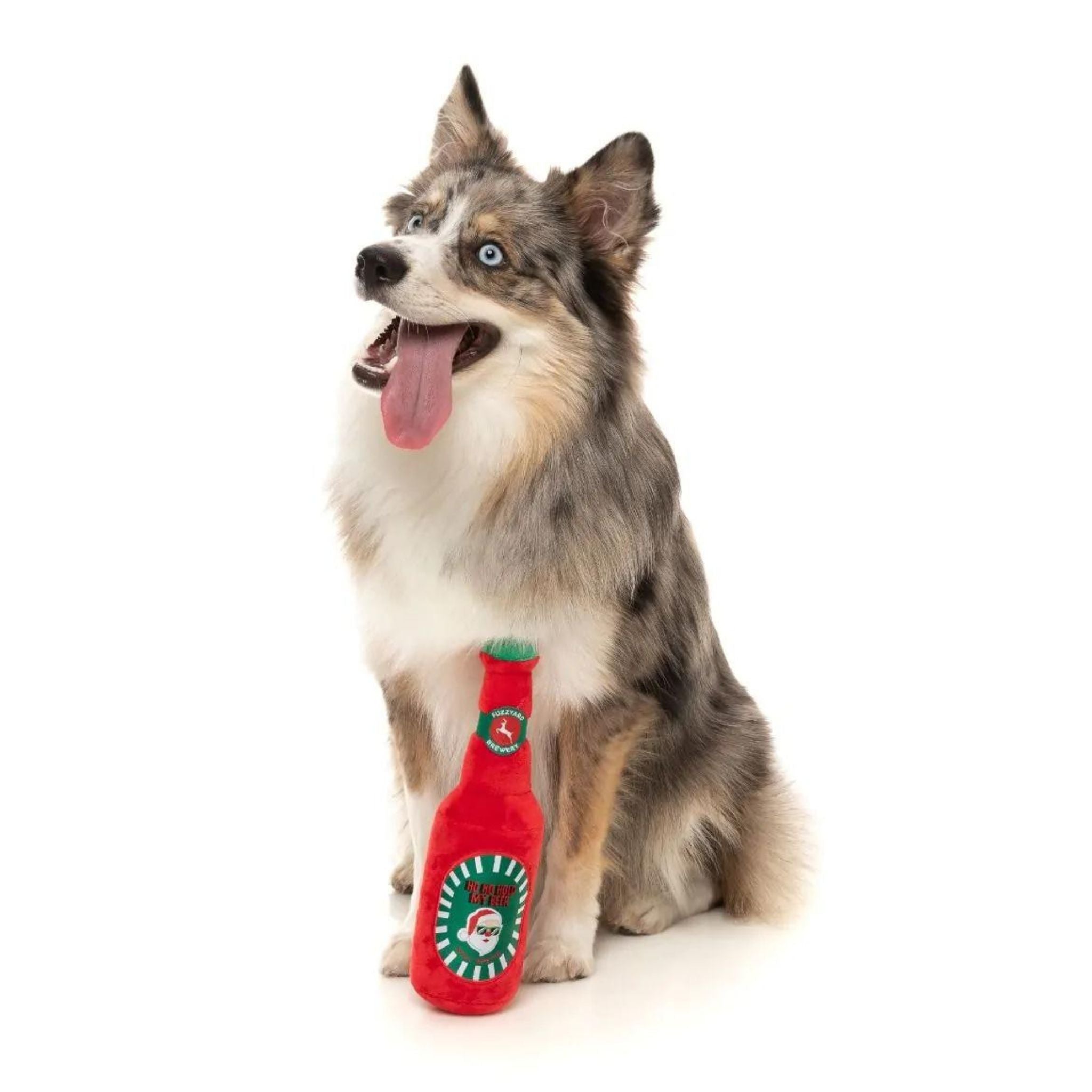 FuzzYard Ho Ho Hold My Beer Dog Toy
