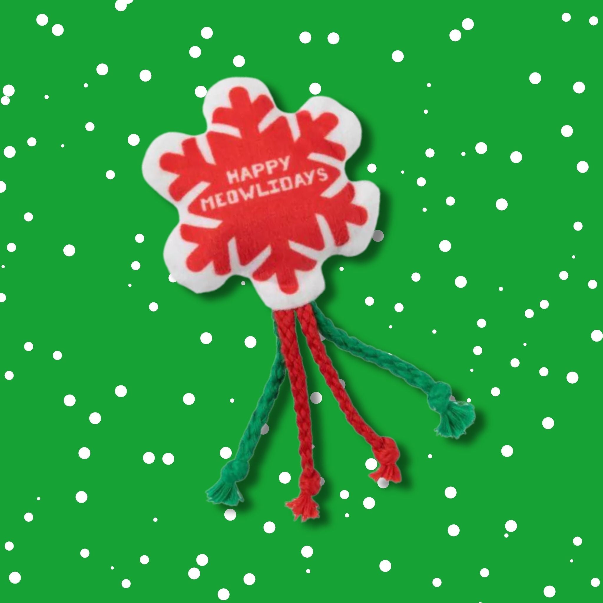 FuzzYard Happy Meowlidays Snowflake Cat Toy
