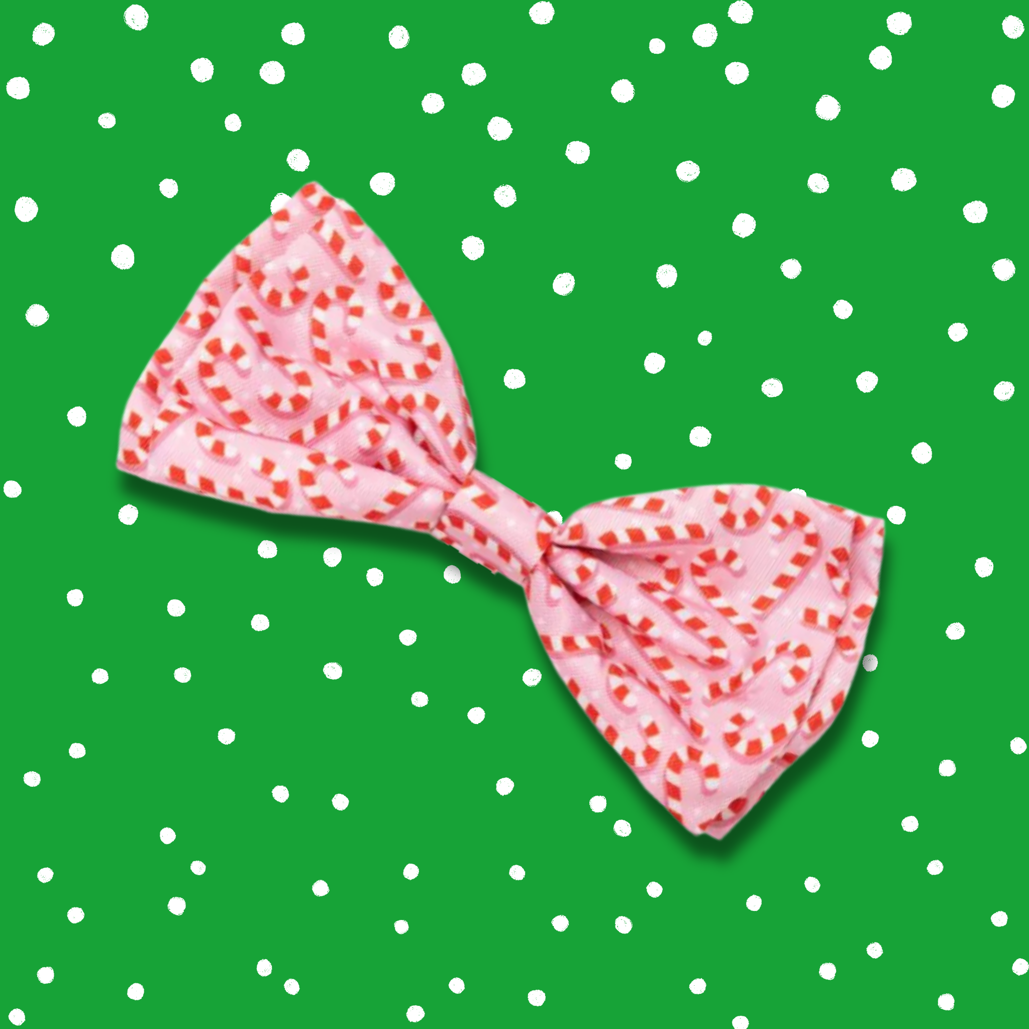 FuzzYard Candy Cane Bowtie