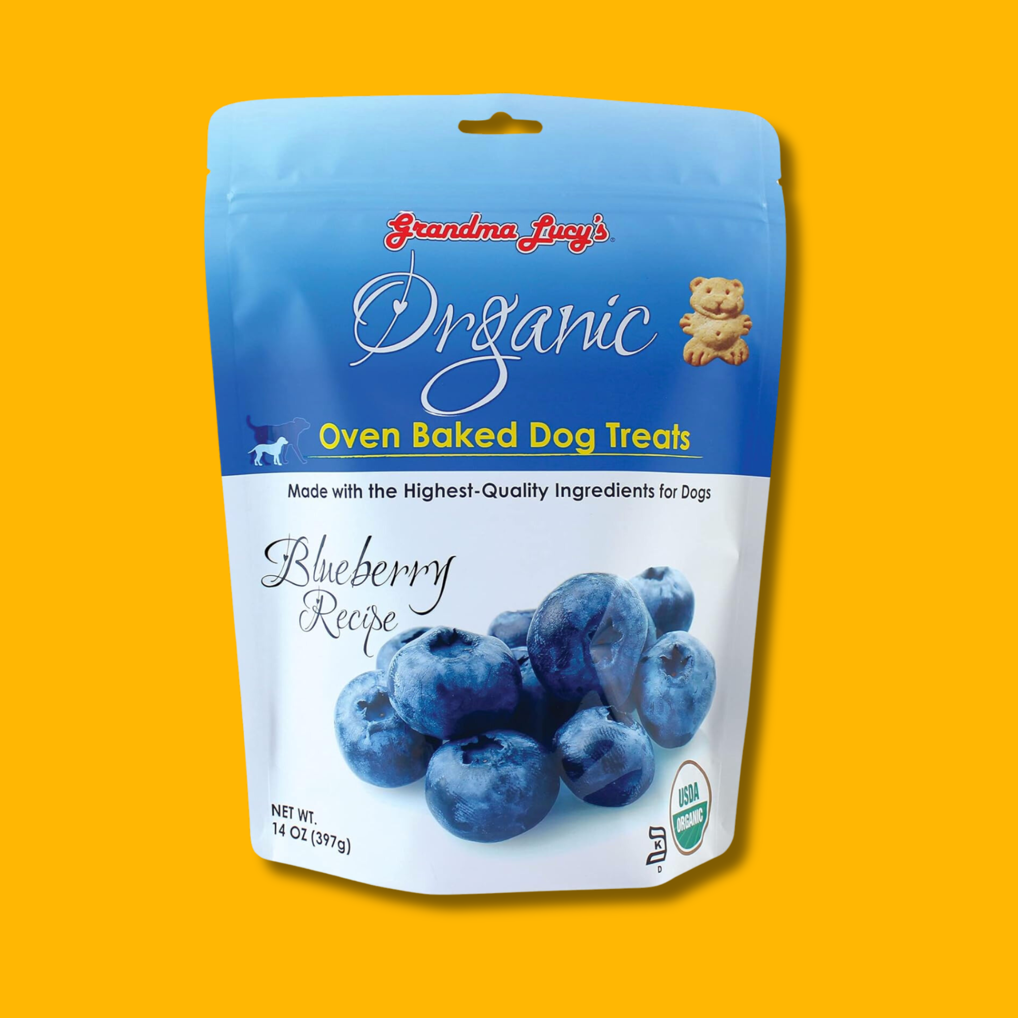 Grandma Lucy's Organic Oven Baked Blueberry Dog Treats