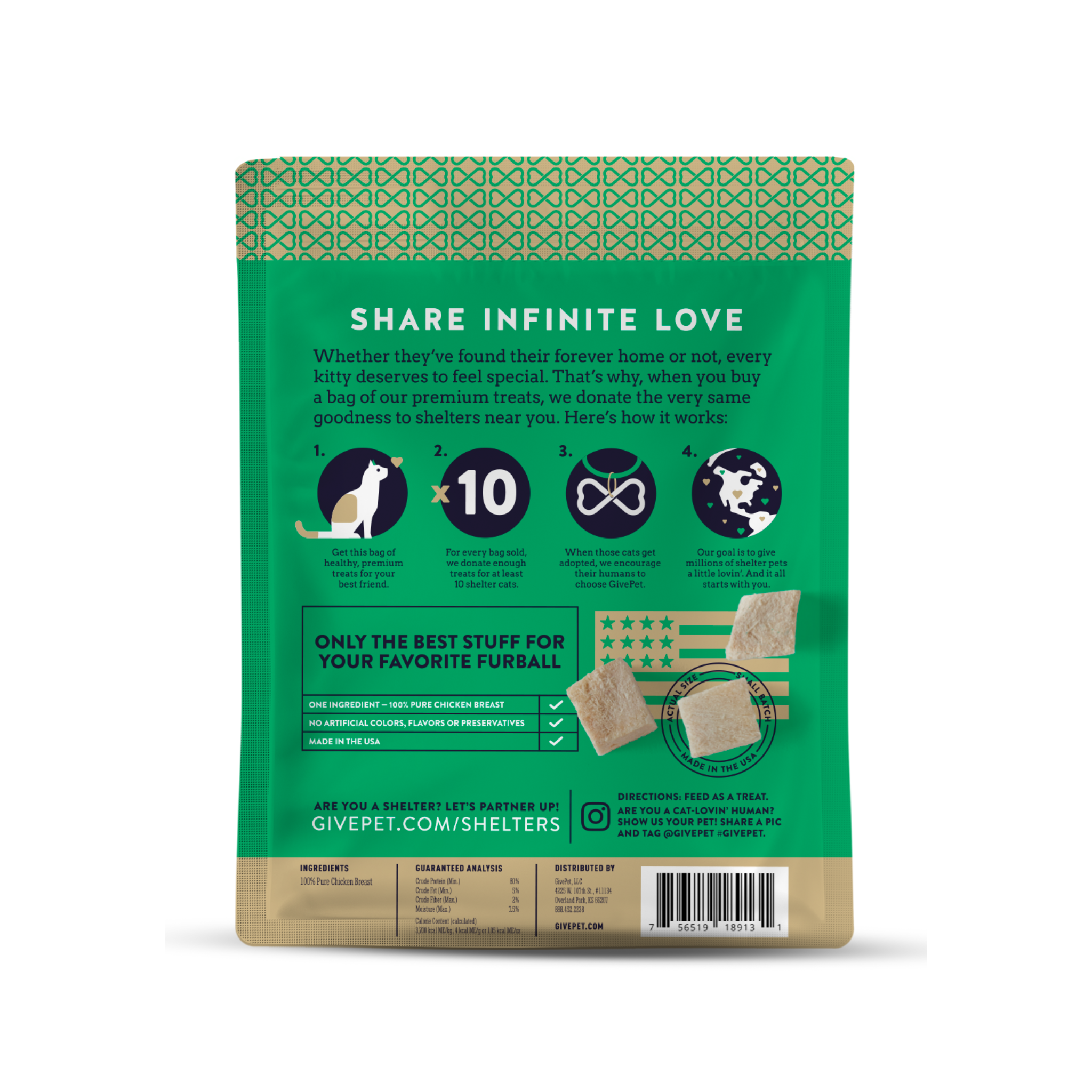 Give Pet Meowsterpiece Freeze-dried Cat Treats