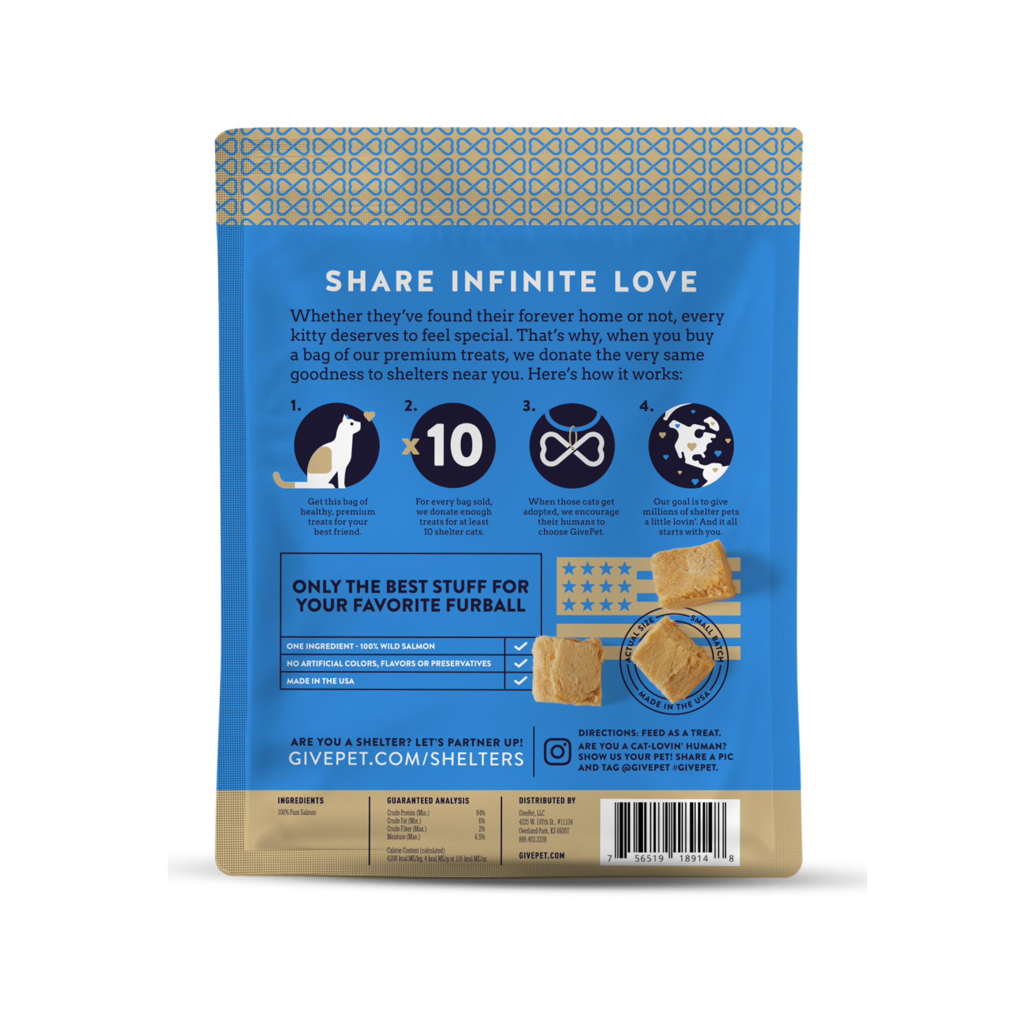 Give Pet Purrfect Cast Freeze-dried Cat Treats