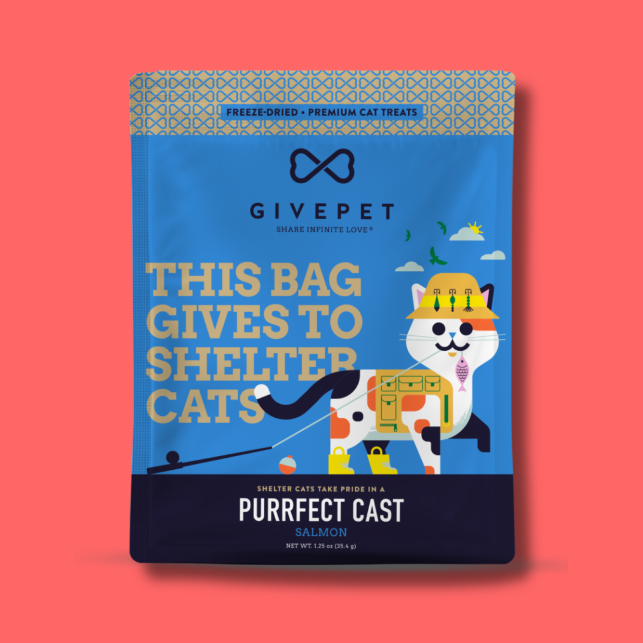 Give Pet Purrfect Cast Freeze-dried Cat Treats