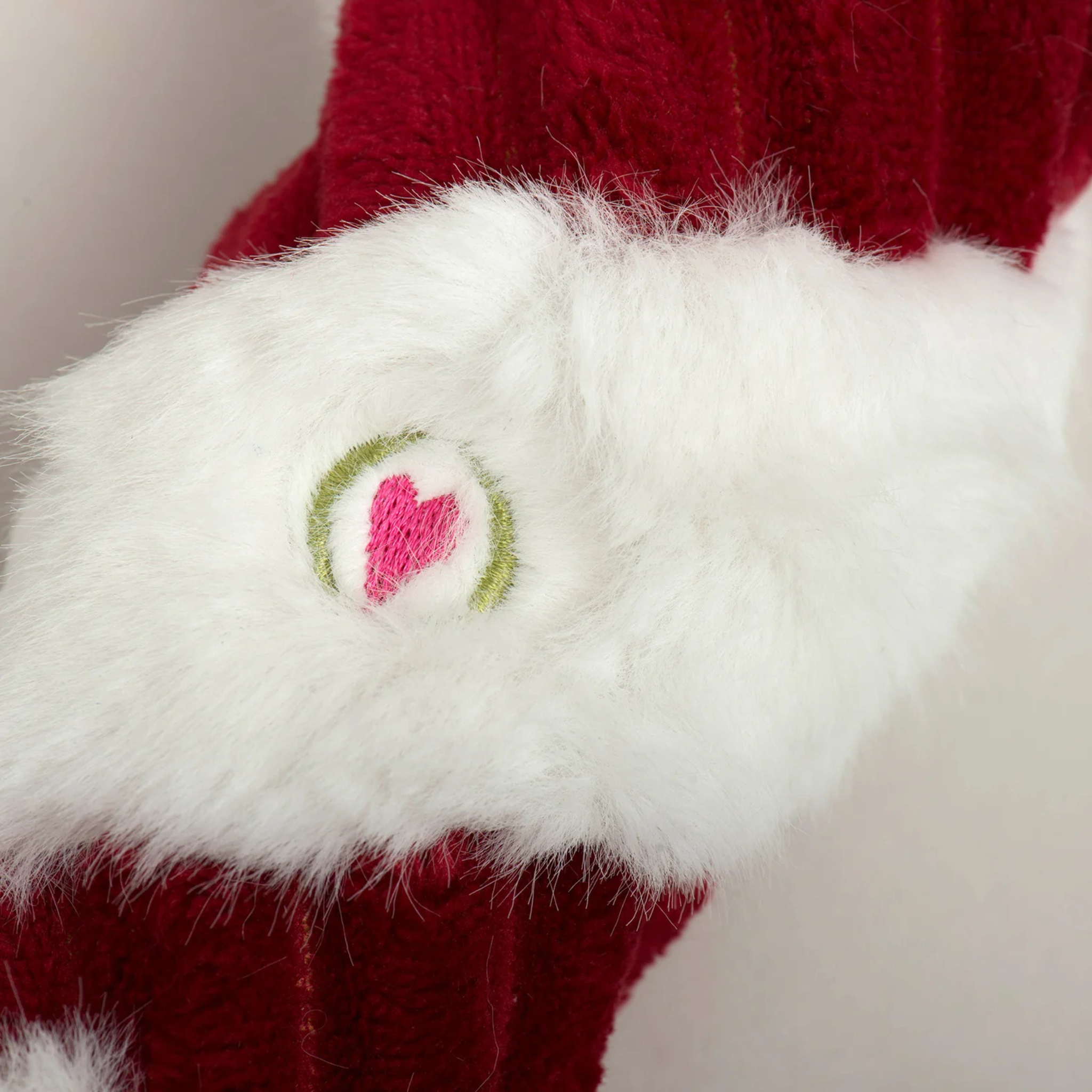 Huggle Hounds Super Size Holiday Candy Cane Dog Toy