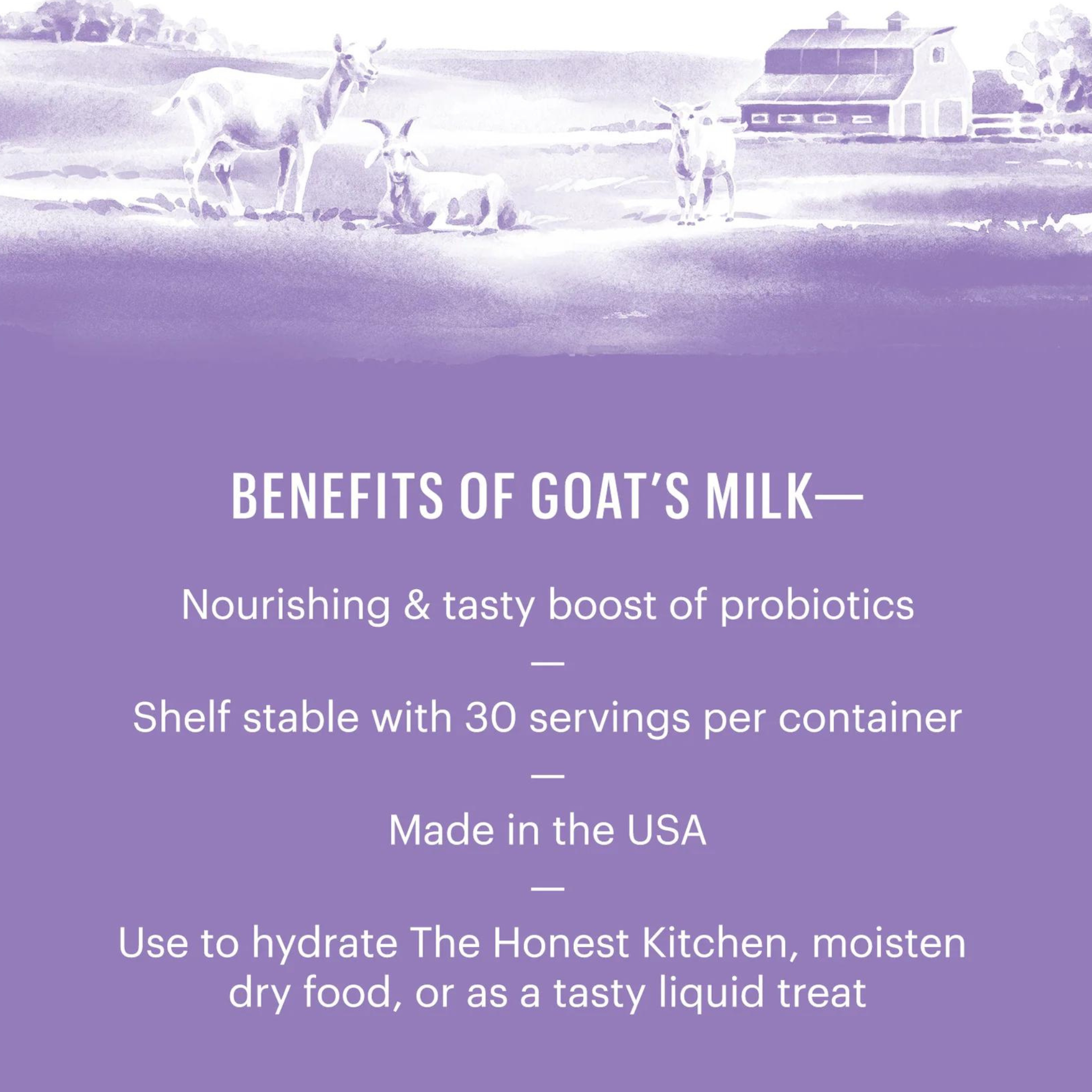 The Honest Kitchen Instant Goat's Milk with Probiotics