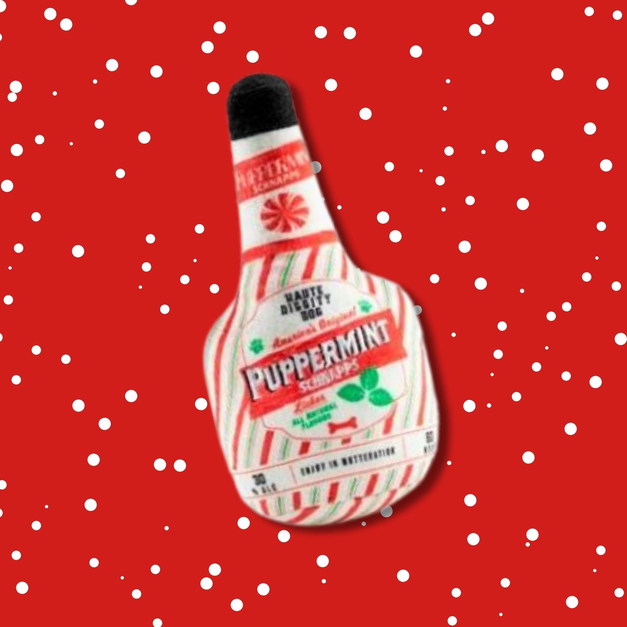 Haute Diggity Dog Puppermint Schnapps Dog Toy