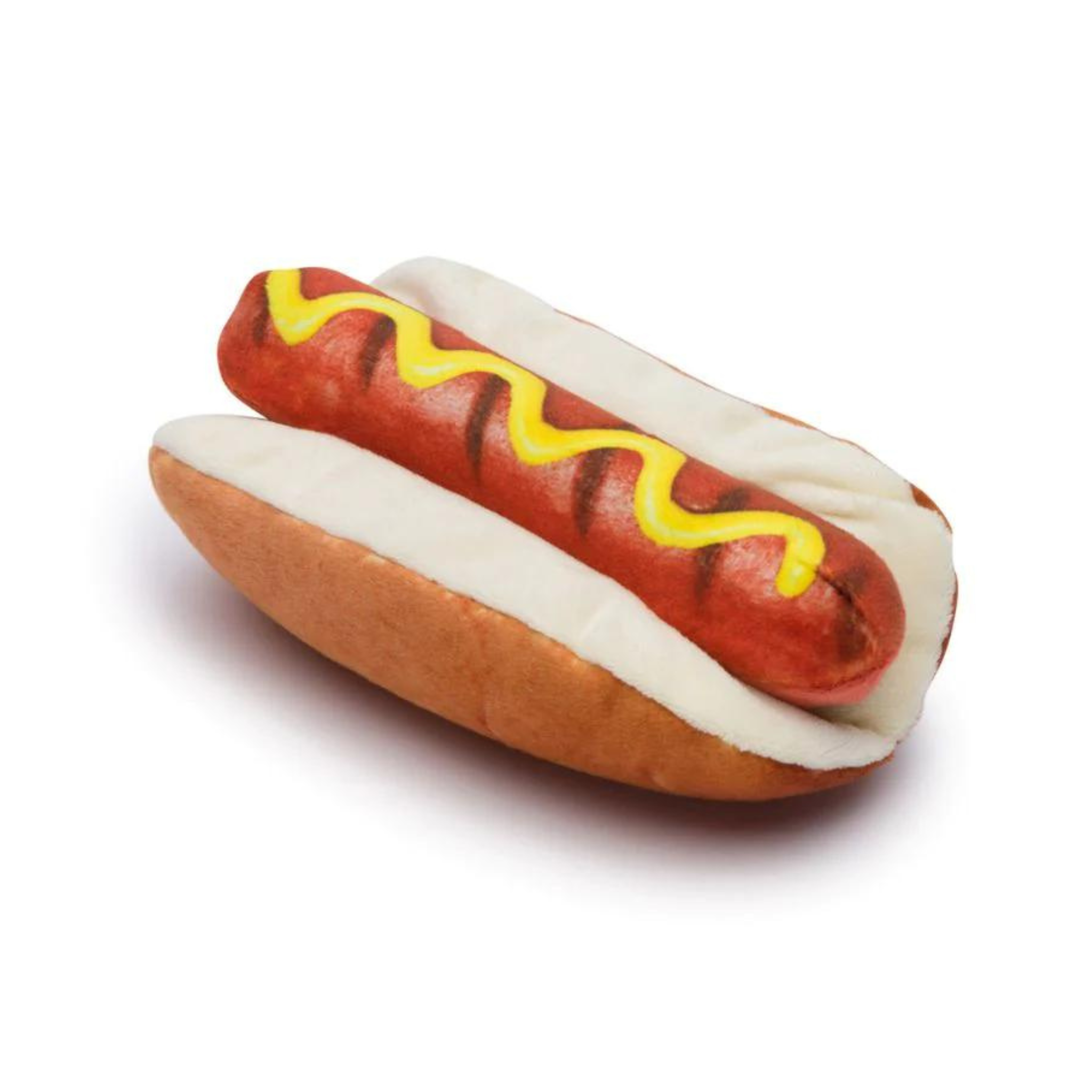 Fabdog Foodies Hot Dog Dog Toy