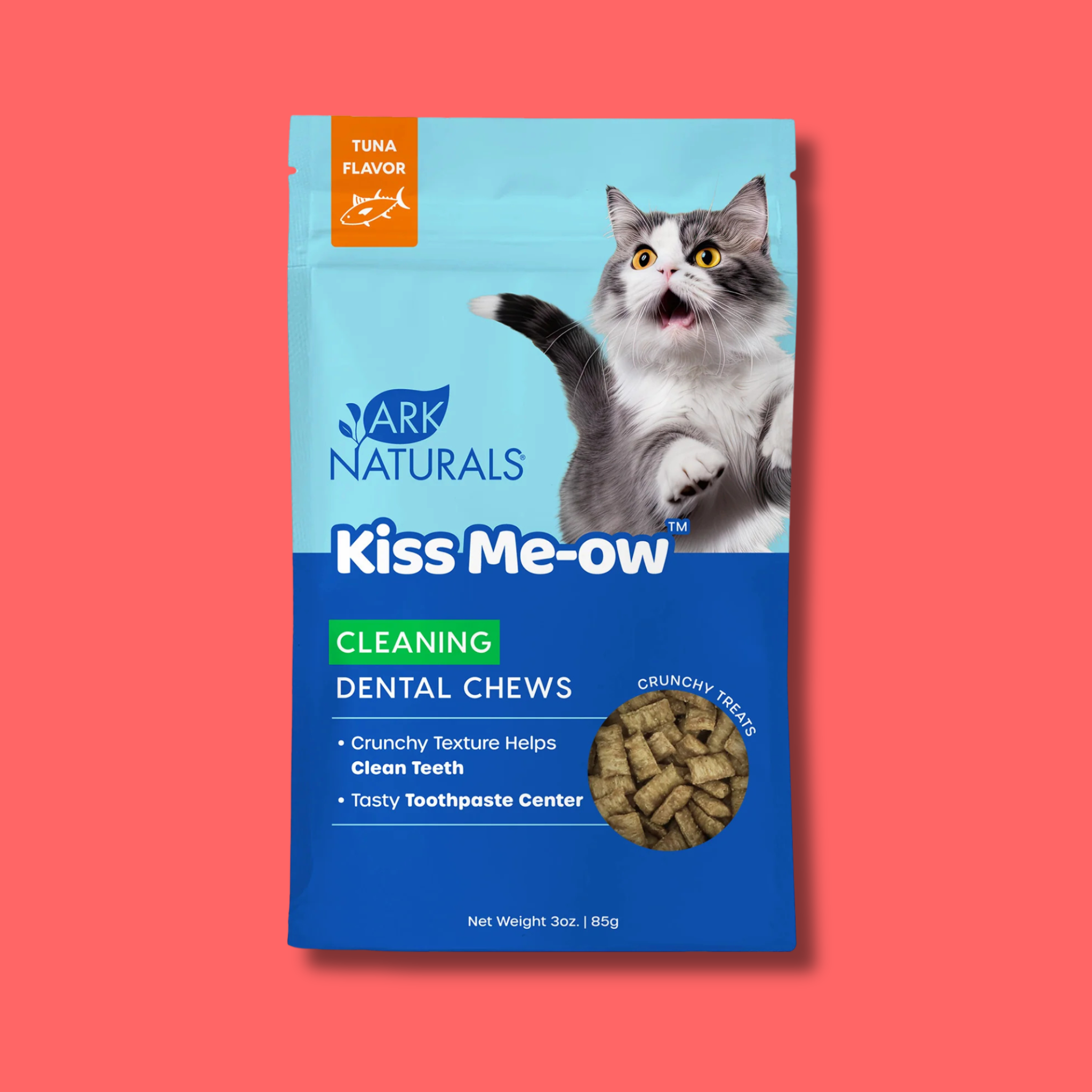 Ark Naturals Kiss Me-Ow Cleaning Dental Cat Chews