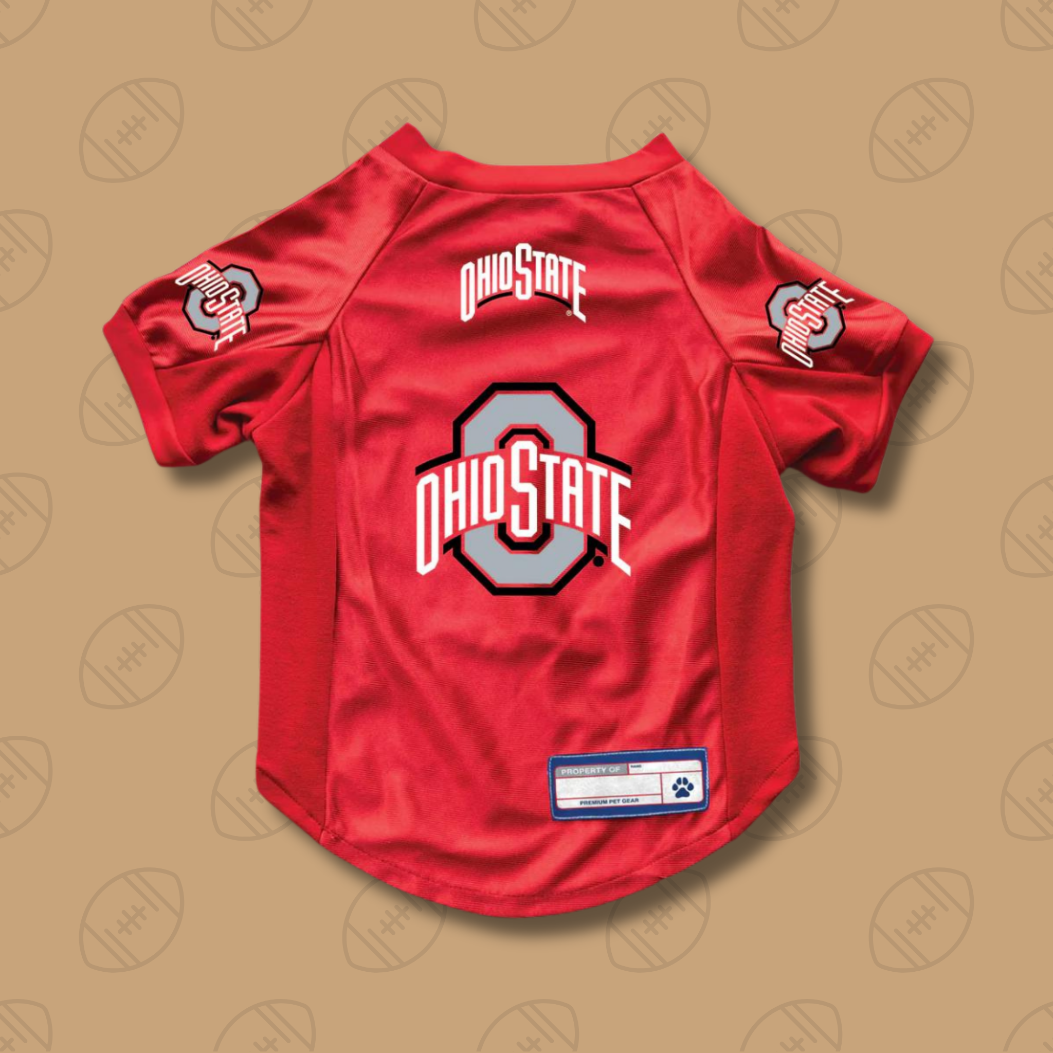 Little Earth Ohio State Pet Stretch Jersey