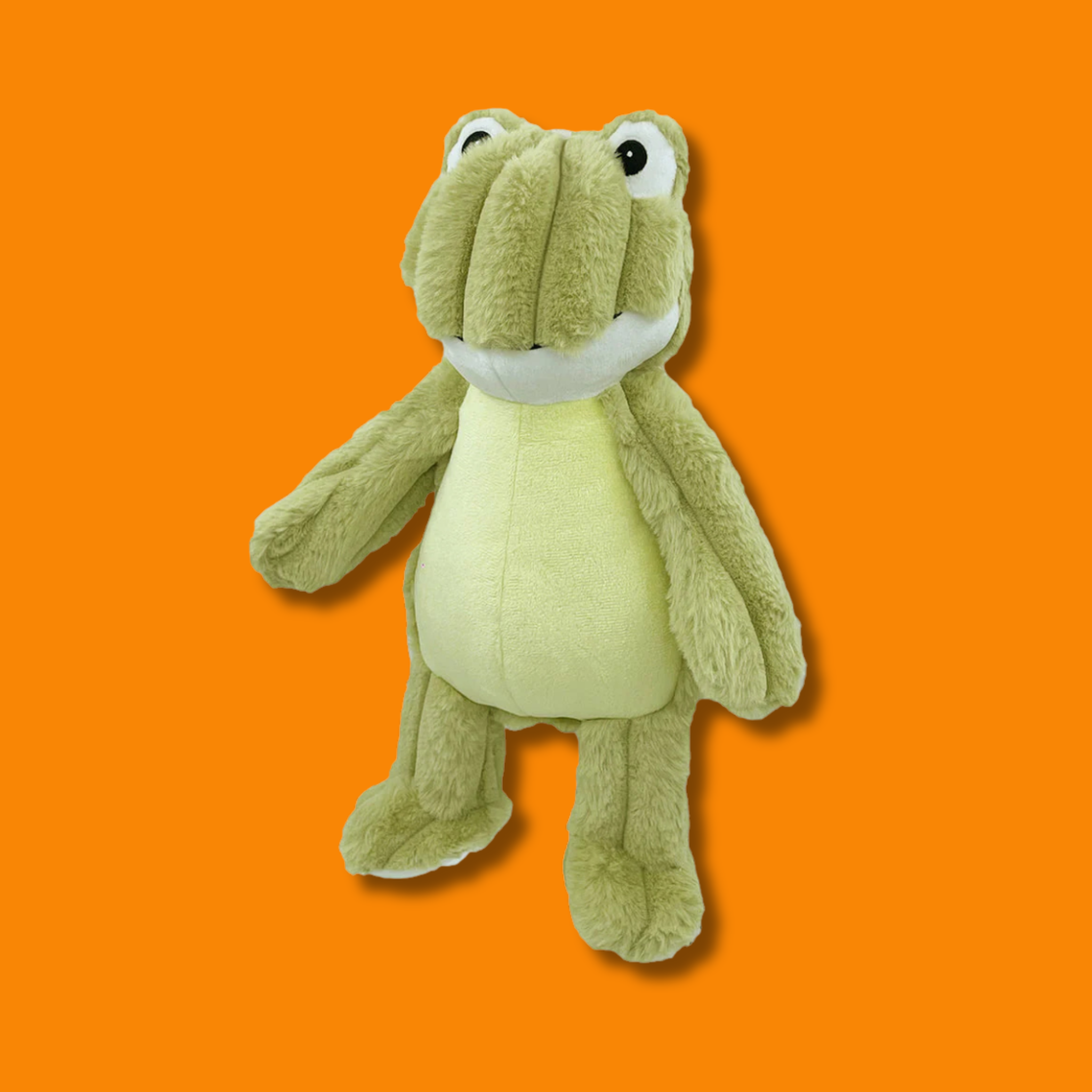 Petlou Farm Friends Frog Plush Dog Toy