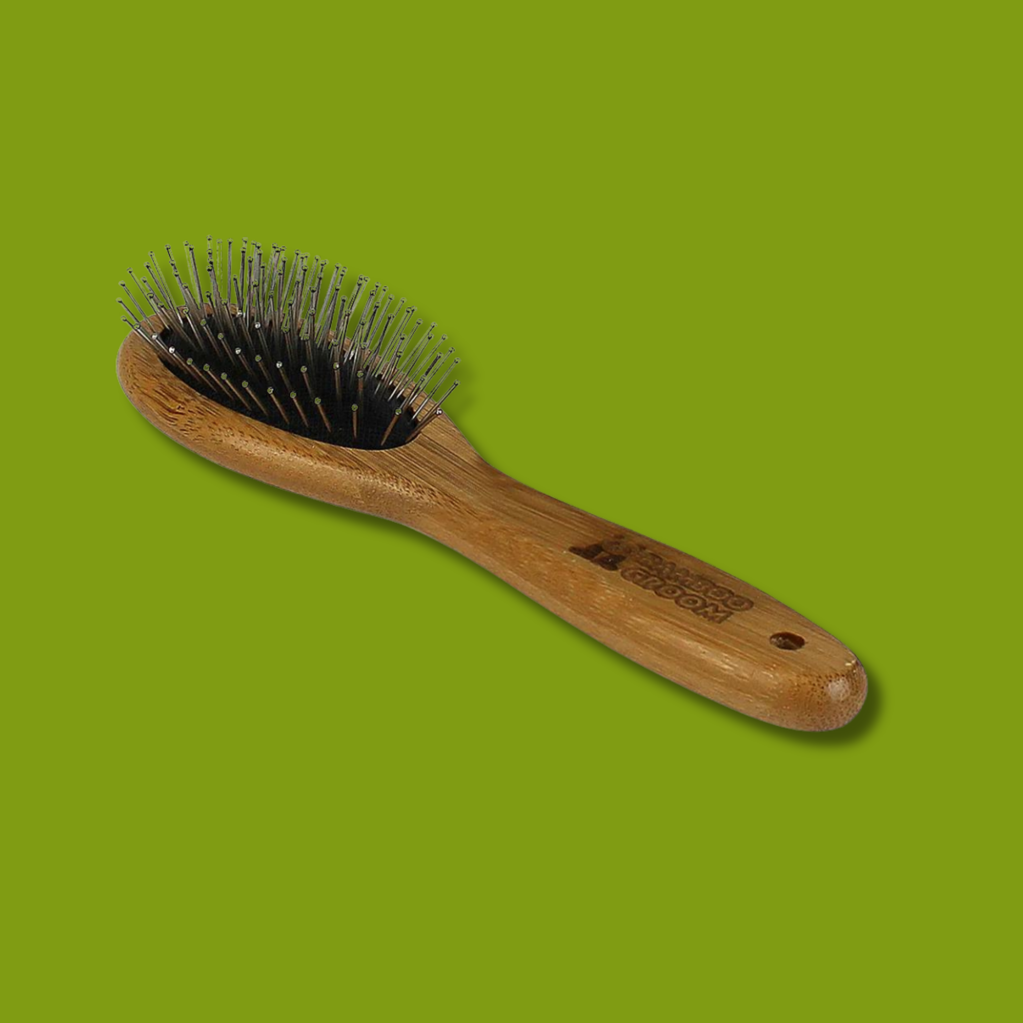 Bamboo Groom Oval Pin Brush