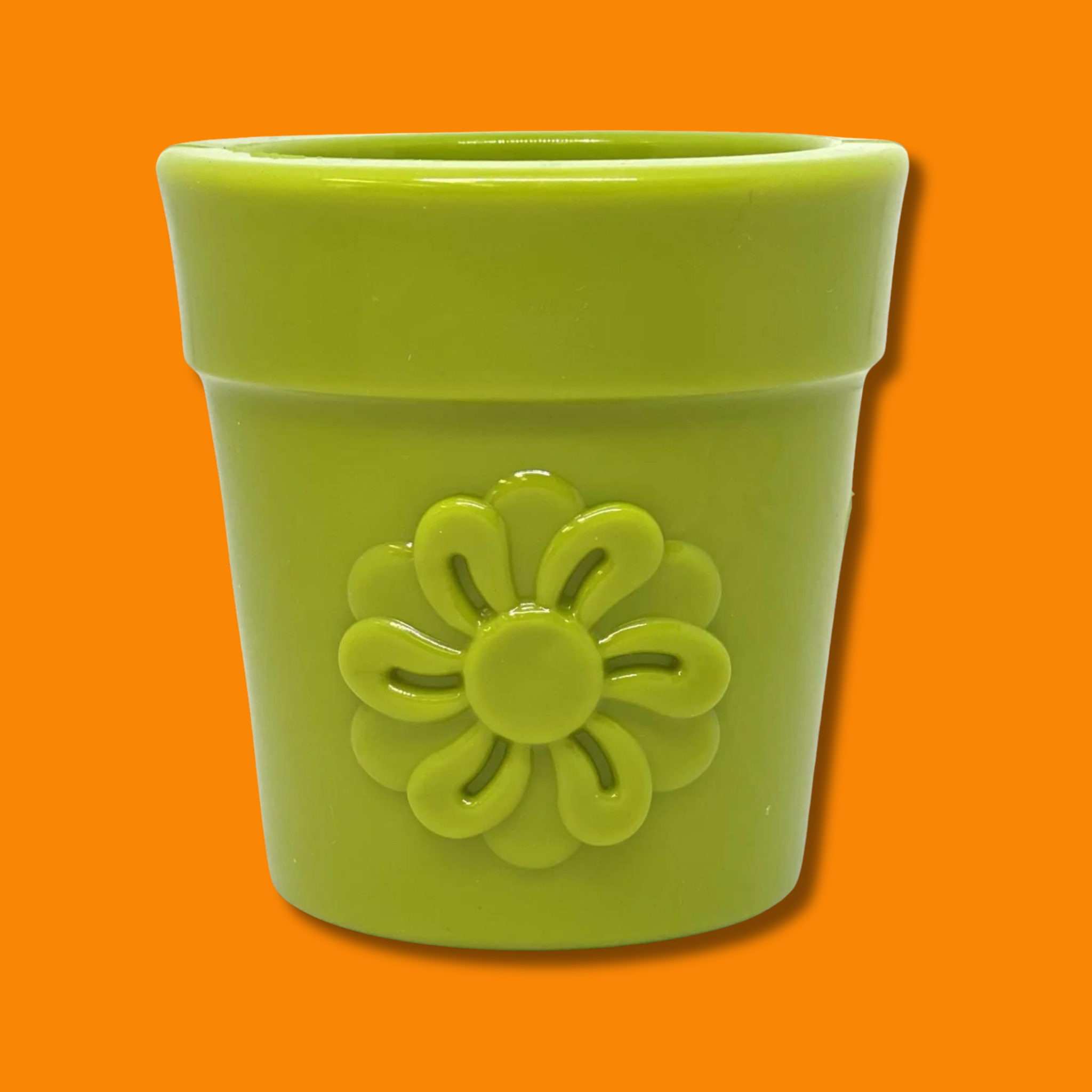 Soda Pup Flower Pot Dog Toy