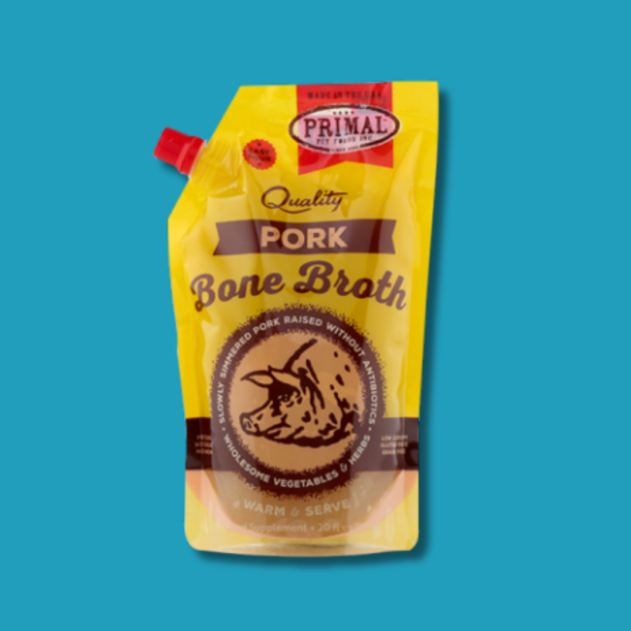 Primal Raw Frozen Bone Broth for Dogs & Cats