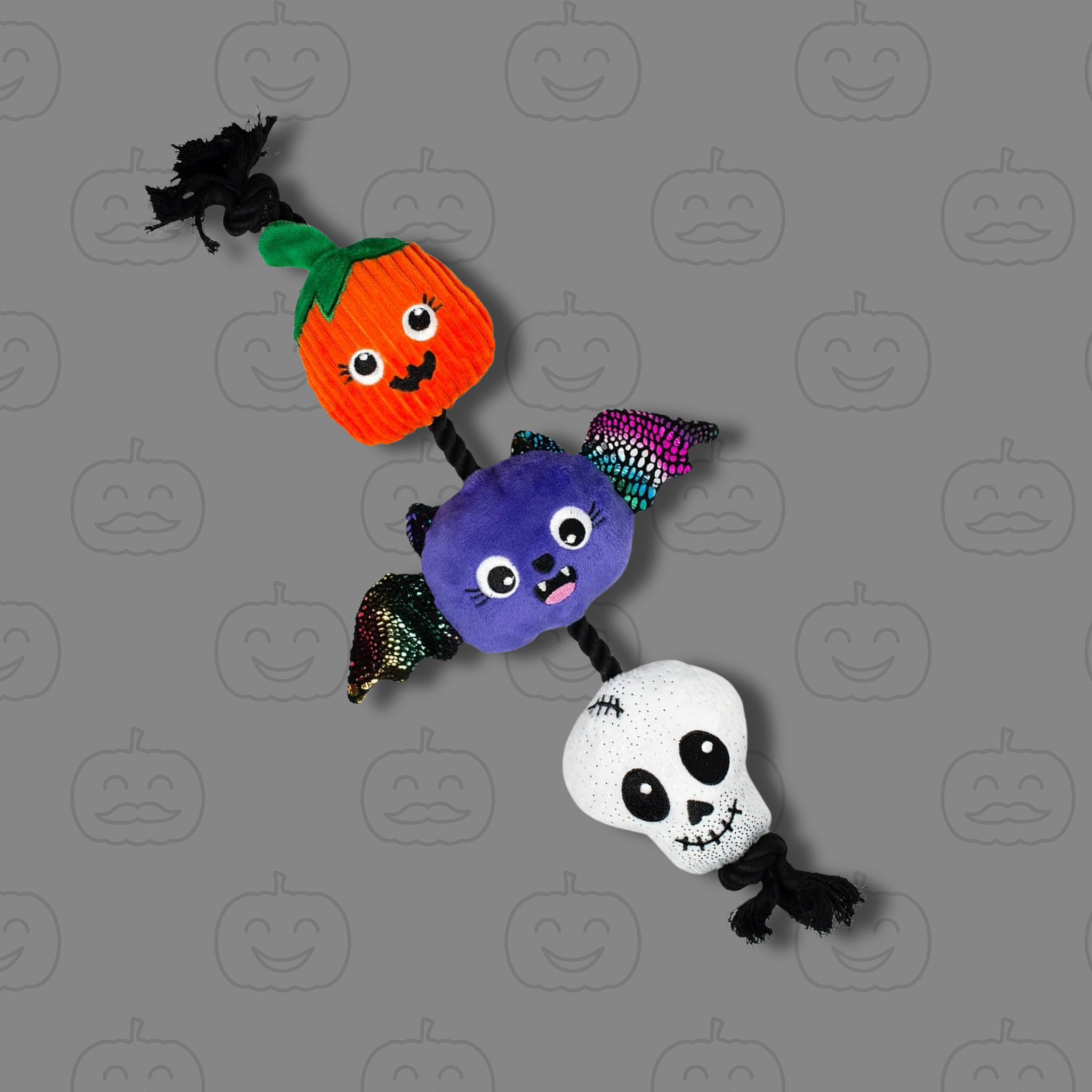 PetShop Literally Dead Plush & Rope Dog Toy