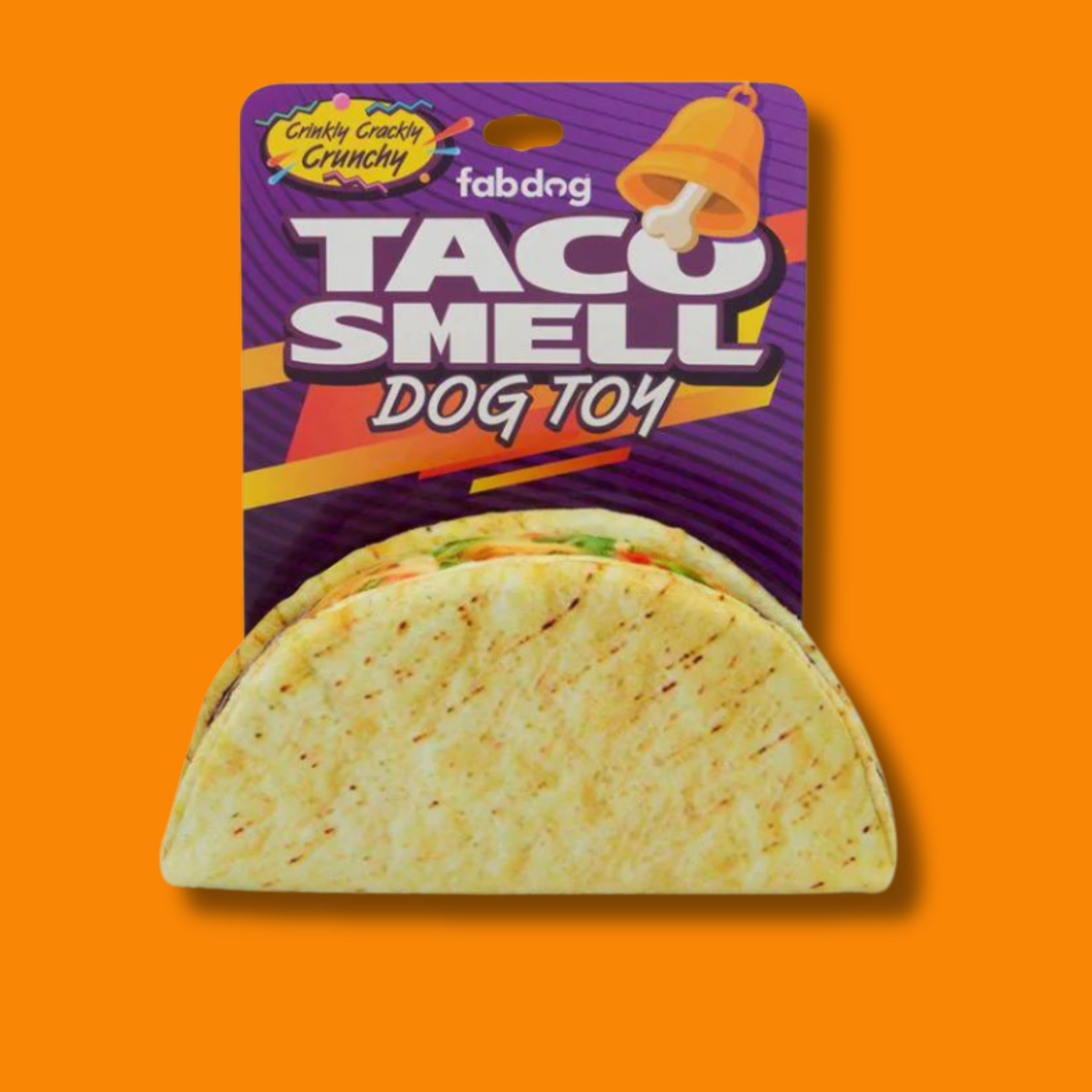 Fabdog Foodies Taco Smell Taco Dog Toy