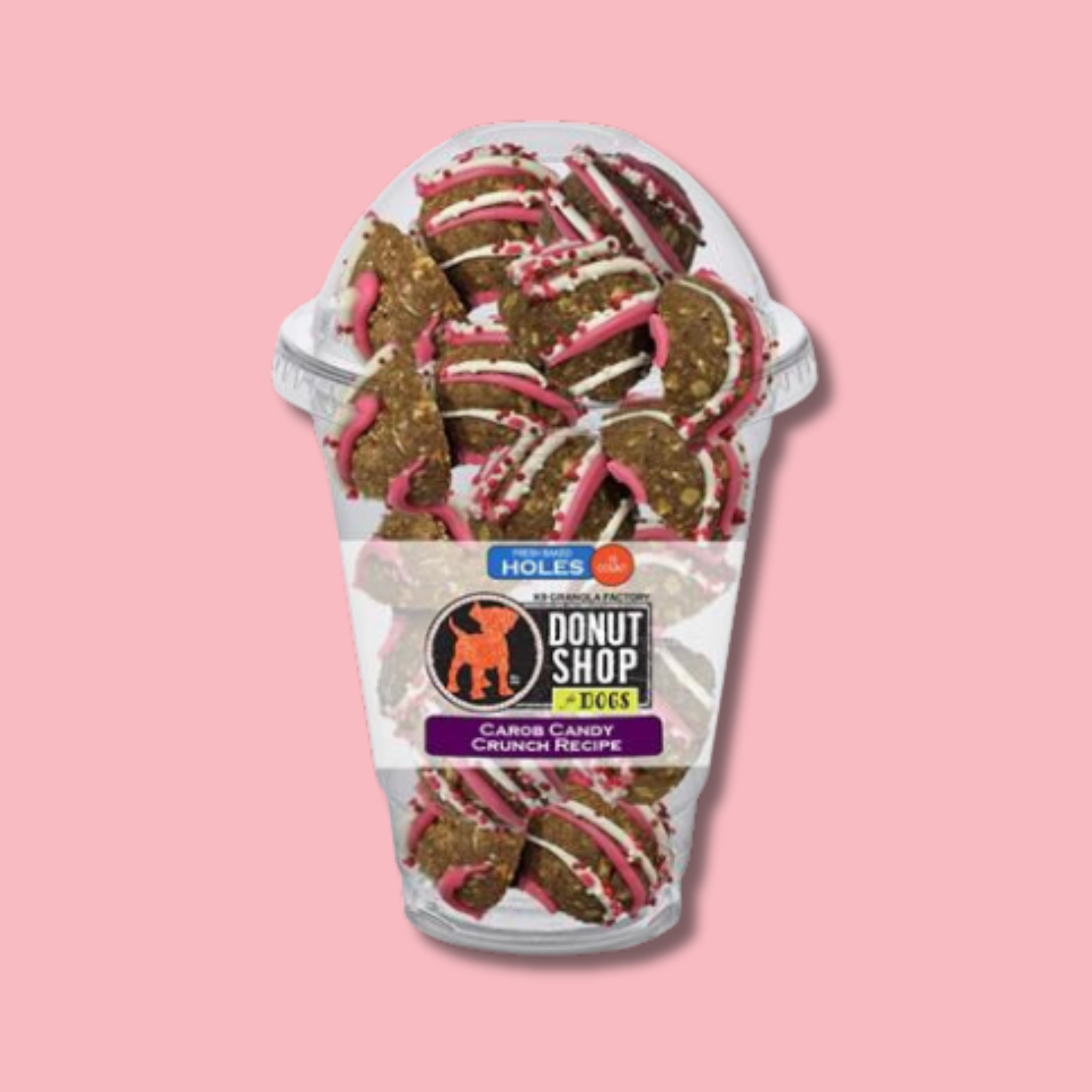 K9 Granola Carob Candy Crunch Donut Hole Dog Treats