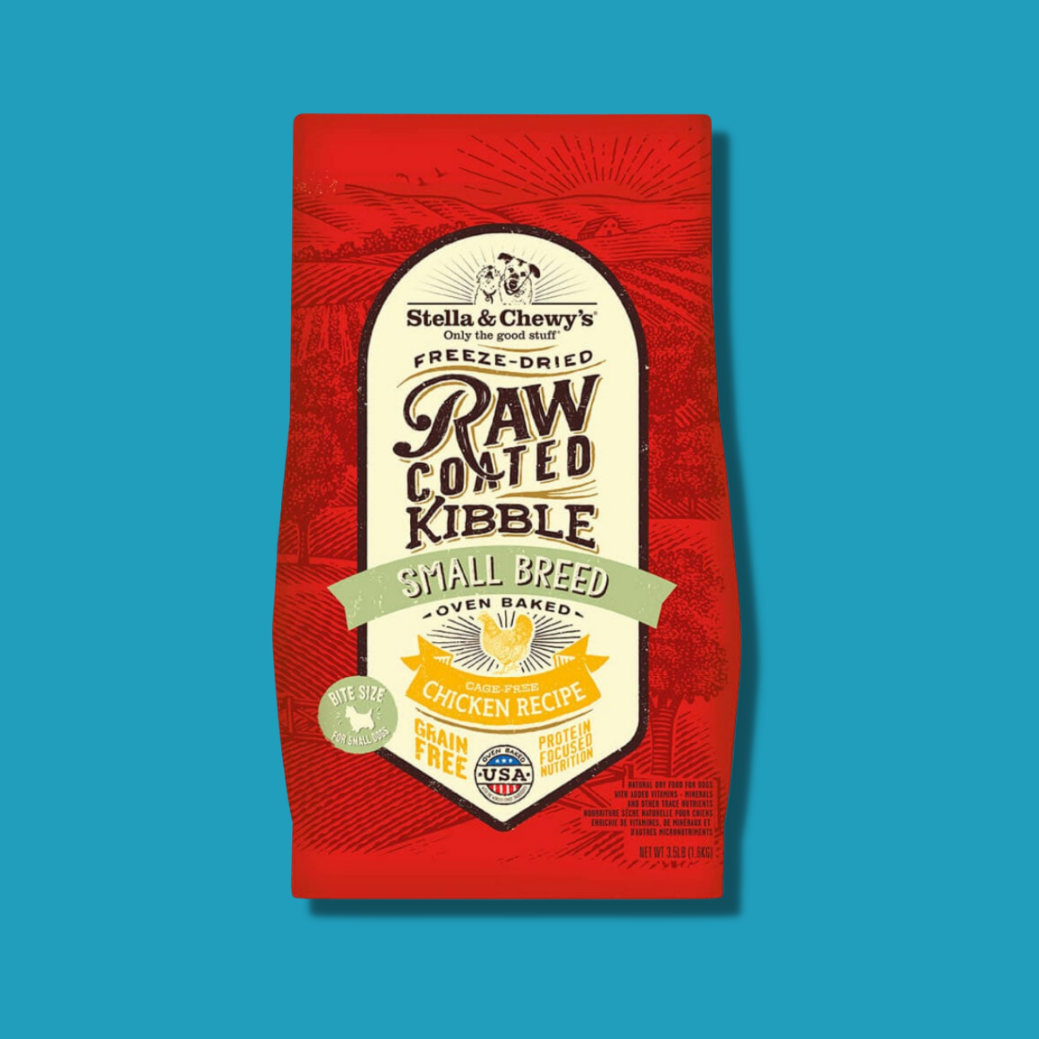 Stella & Chewy's Raw Coated Small Breed Chicken Baked Kibble Dog Food