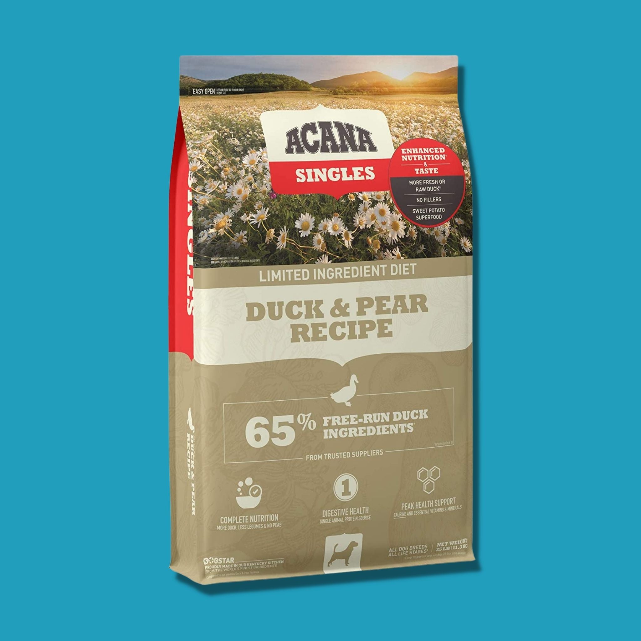 Acana Singles Duck & Pear Dry Dog Food