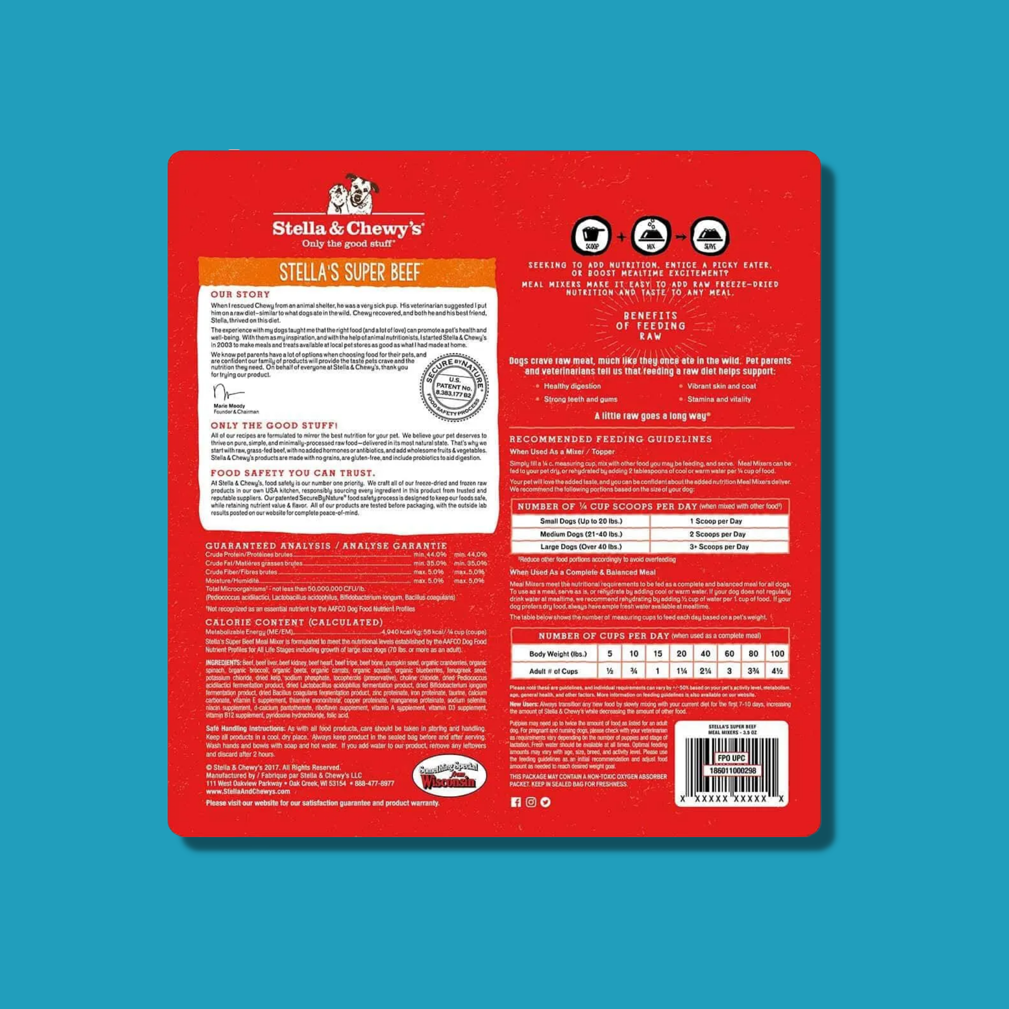 Stella & Chewy's Freeze Dried Super Beef Meal Mixer