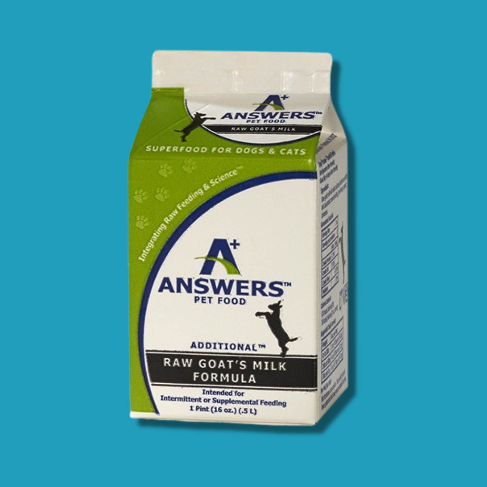 Answers Raw Fermented Frozen Goat's Milk