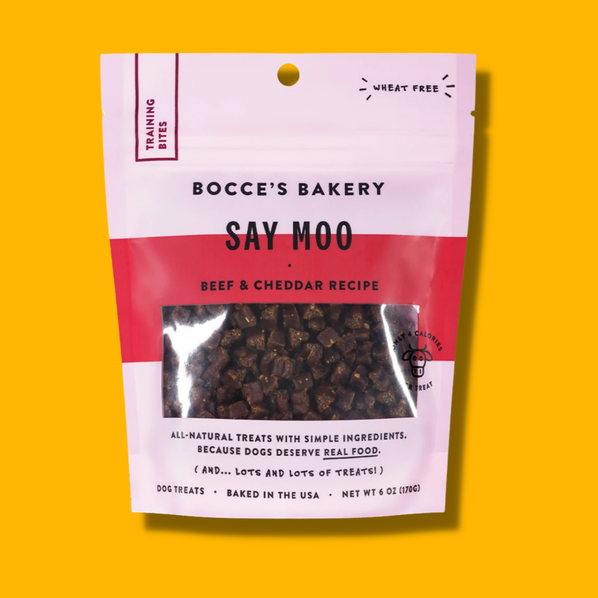 Bocce's Say Moo Training Bites Dog Treats