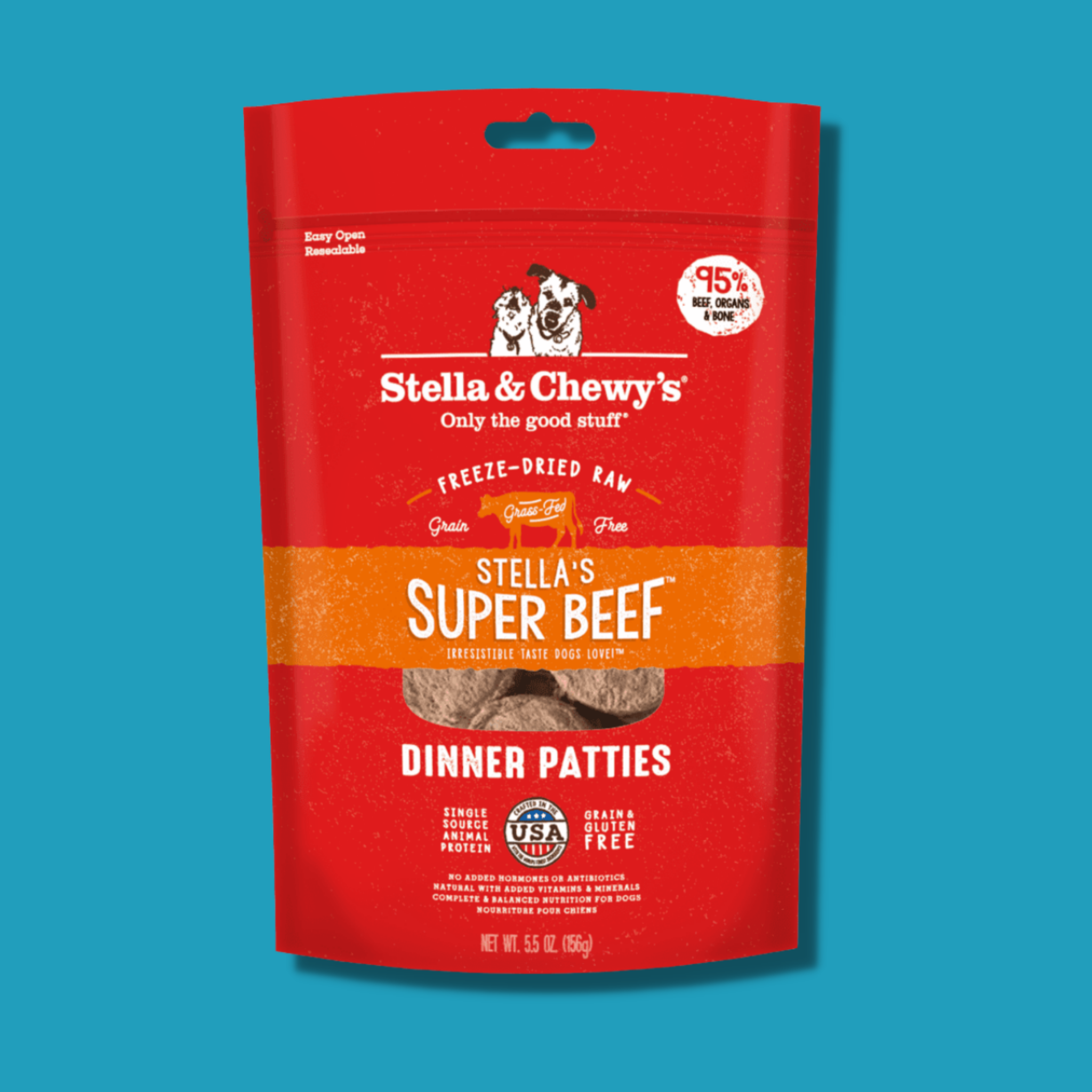 Stella & Chewy's Freeze Dried Super Beef Dinner Patties