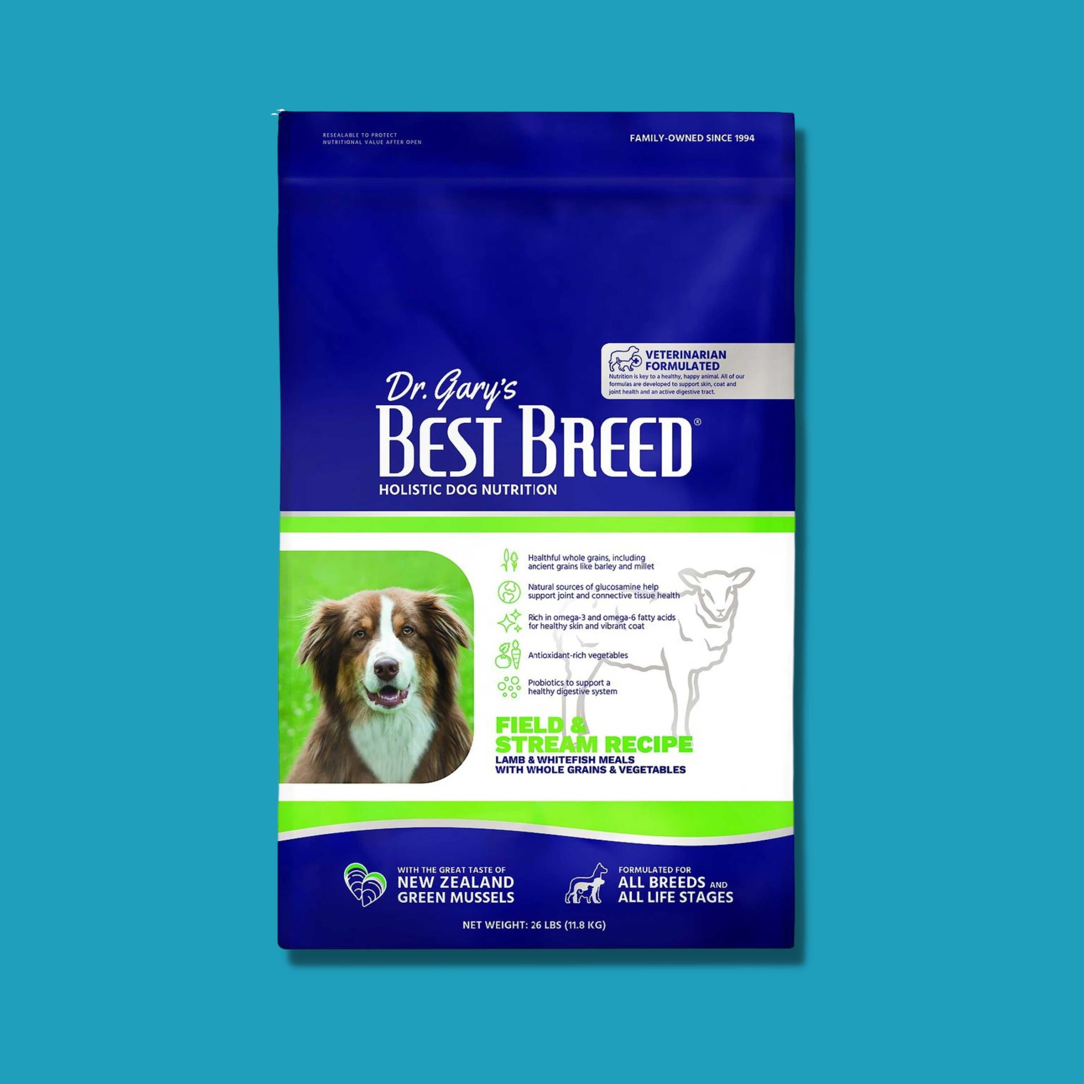 Dr. Gary's Best Breed Field & Stream Recipe Dry Dog Food