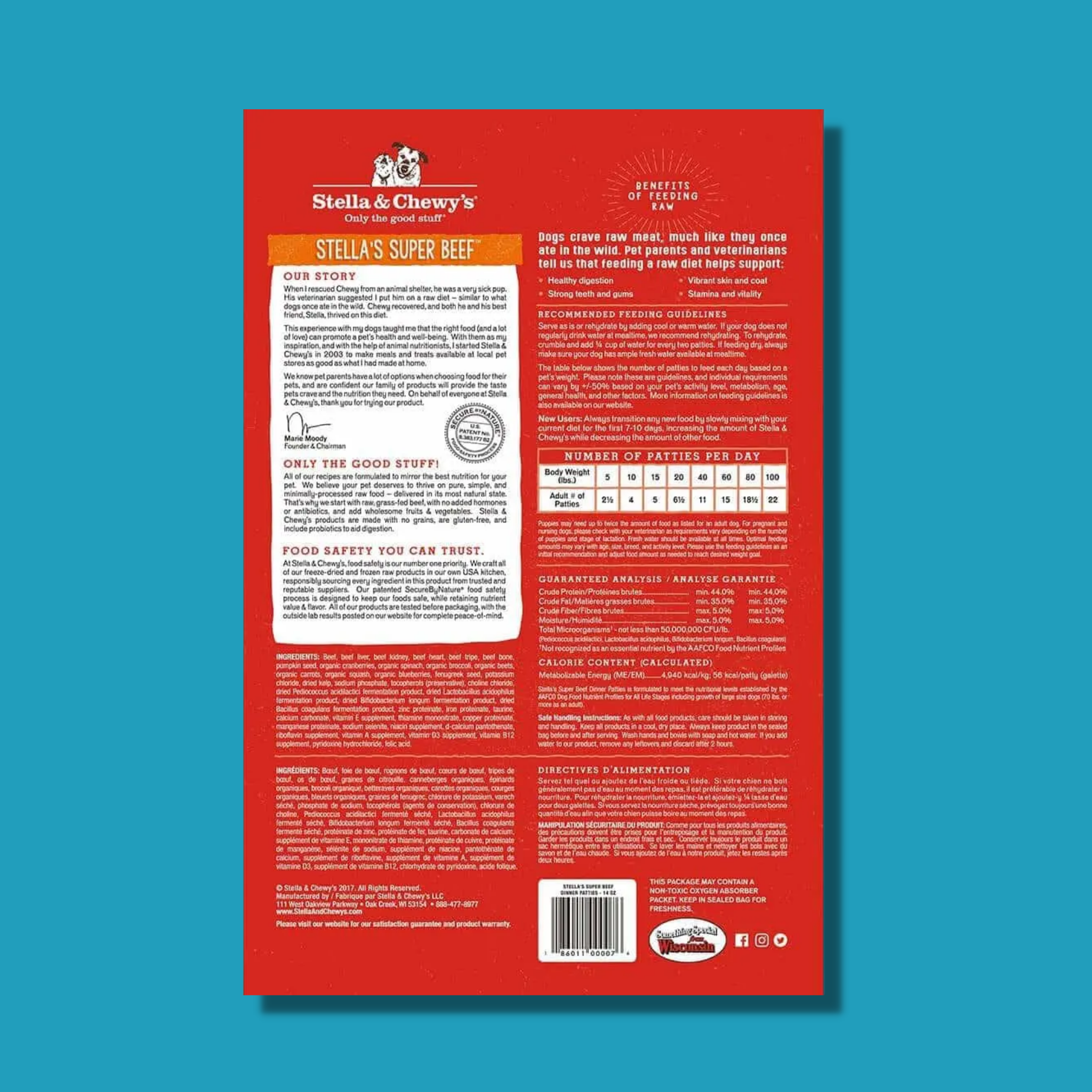 Stella & Chewy's Freeze Dried Super Beef Dinner Patties