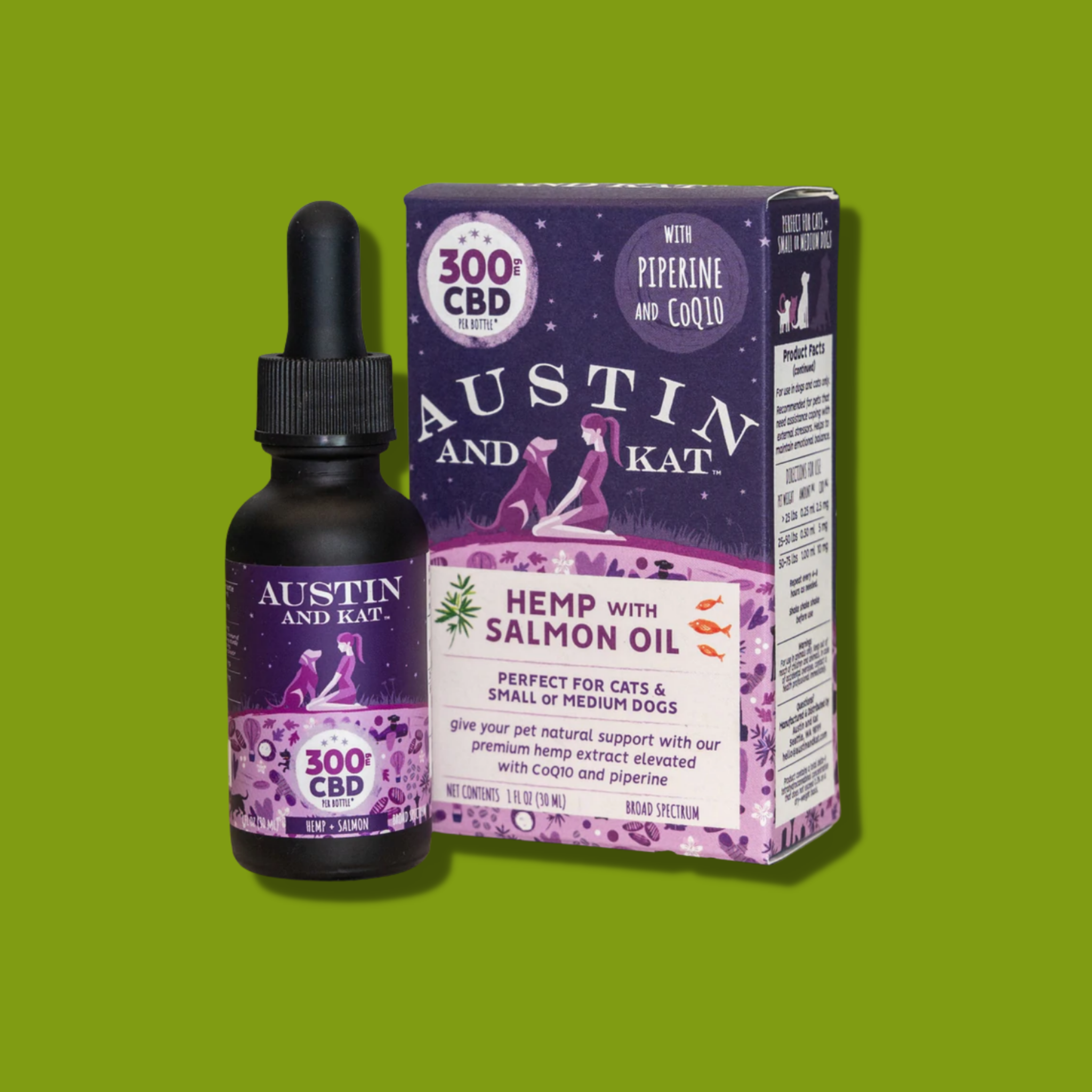 Austin & Kat Original CBD Oil 300 mg 1 oz