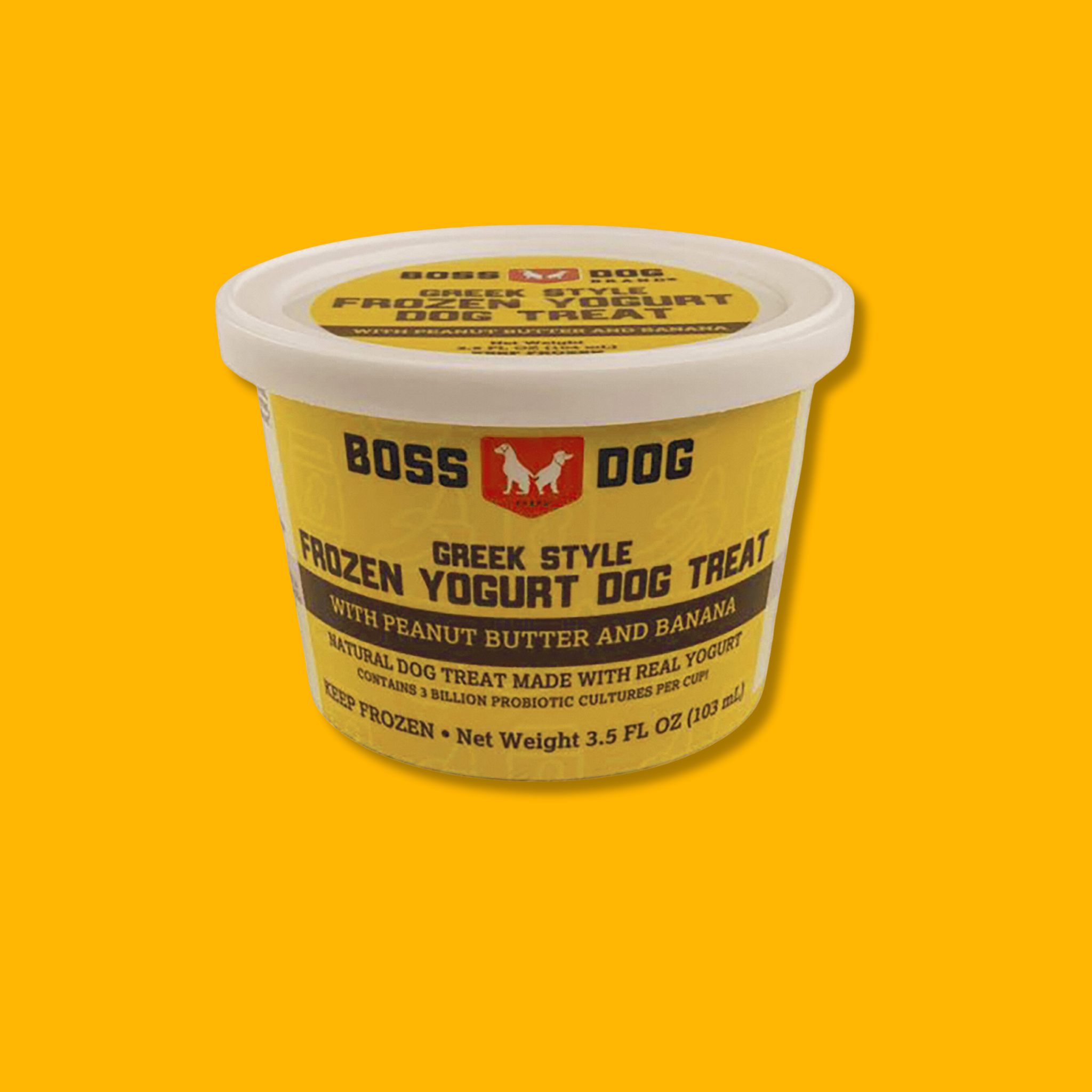 Boss Dog Single Peanut Butter & Banana Frozen Yogurt Pet Treat