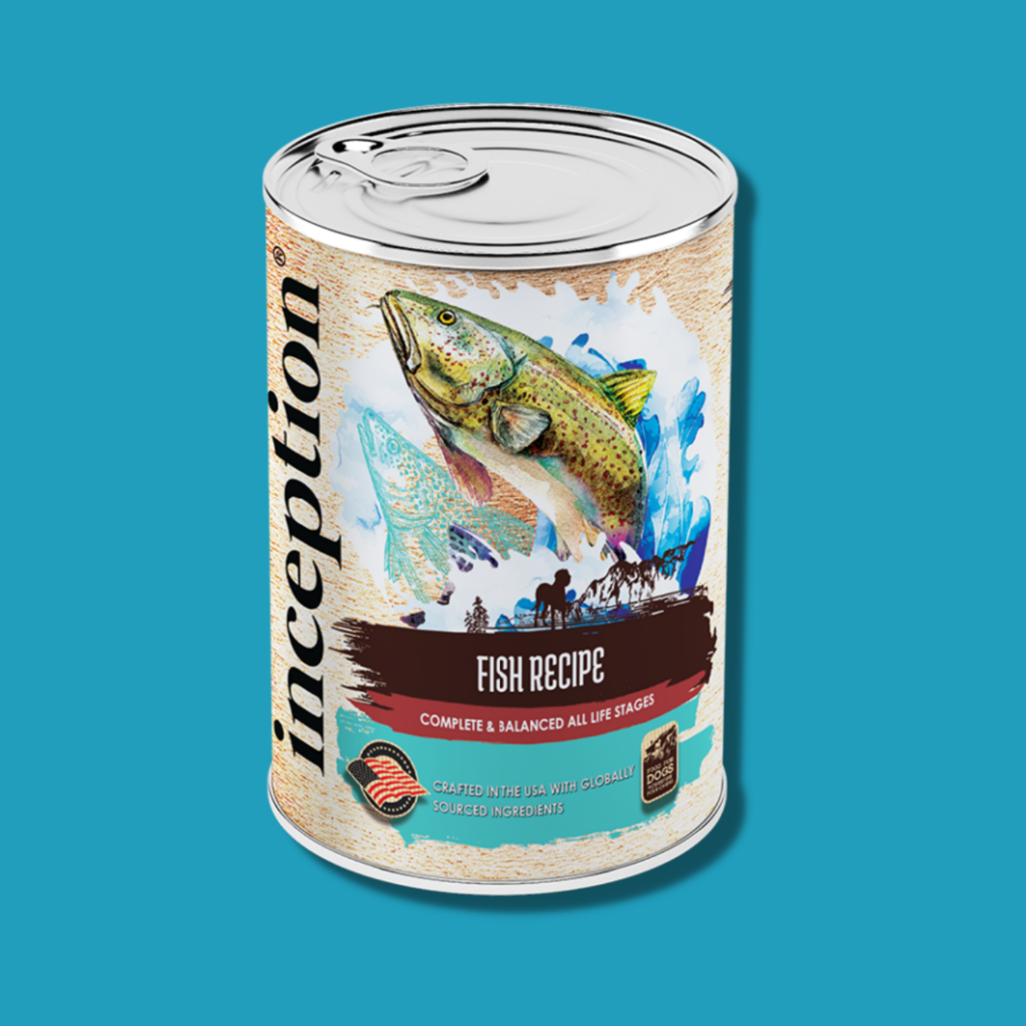 Inception Fish Canned Dog Food 13 oz