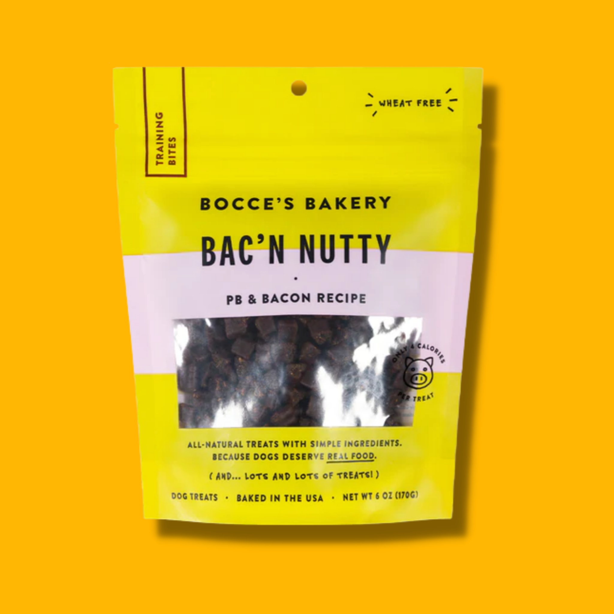 Bocce's Bac n' Nutty Training Bites Dog Treats