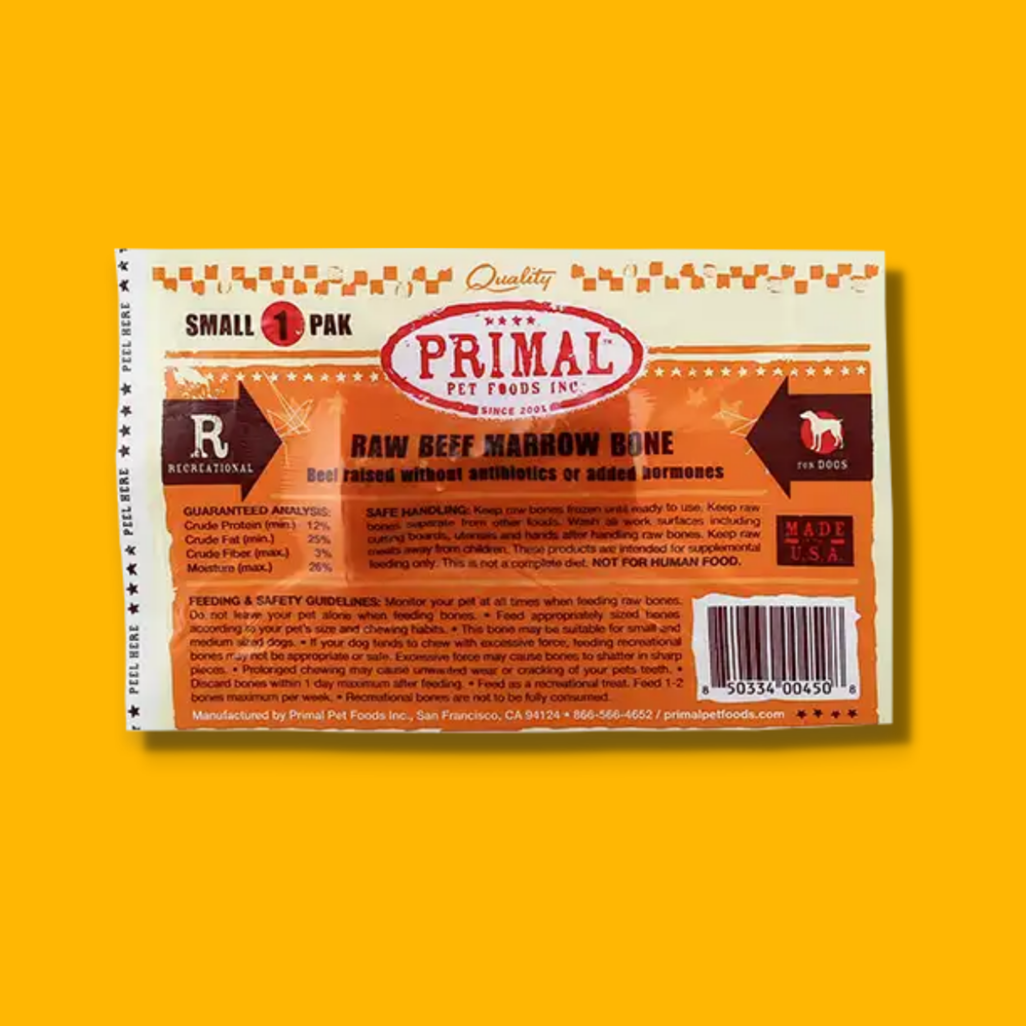 Primal Raw Frozen Beef Bone