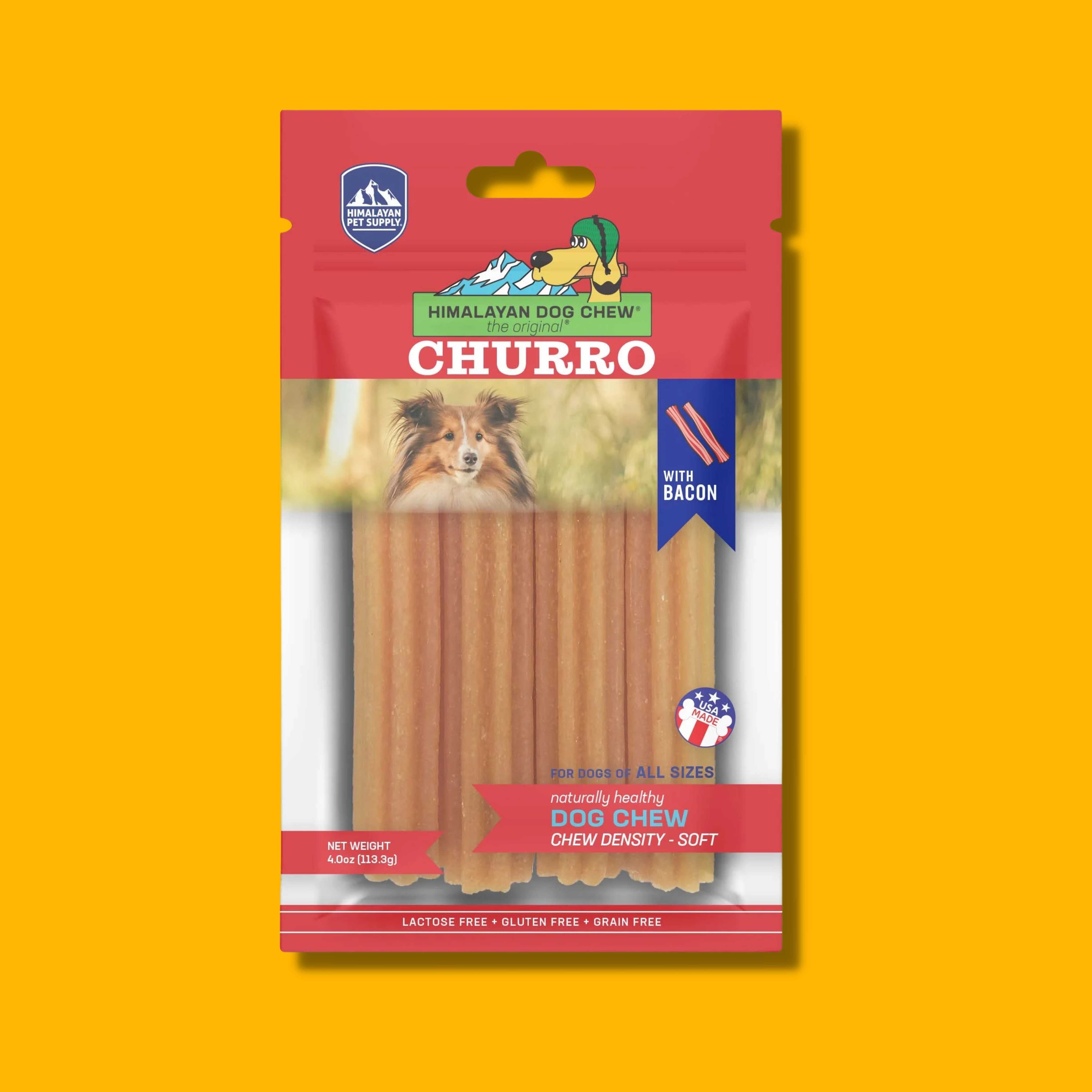 Himalayan Bacon yaky Churro Dog Chew