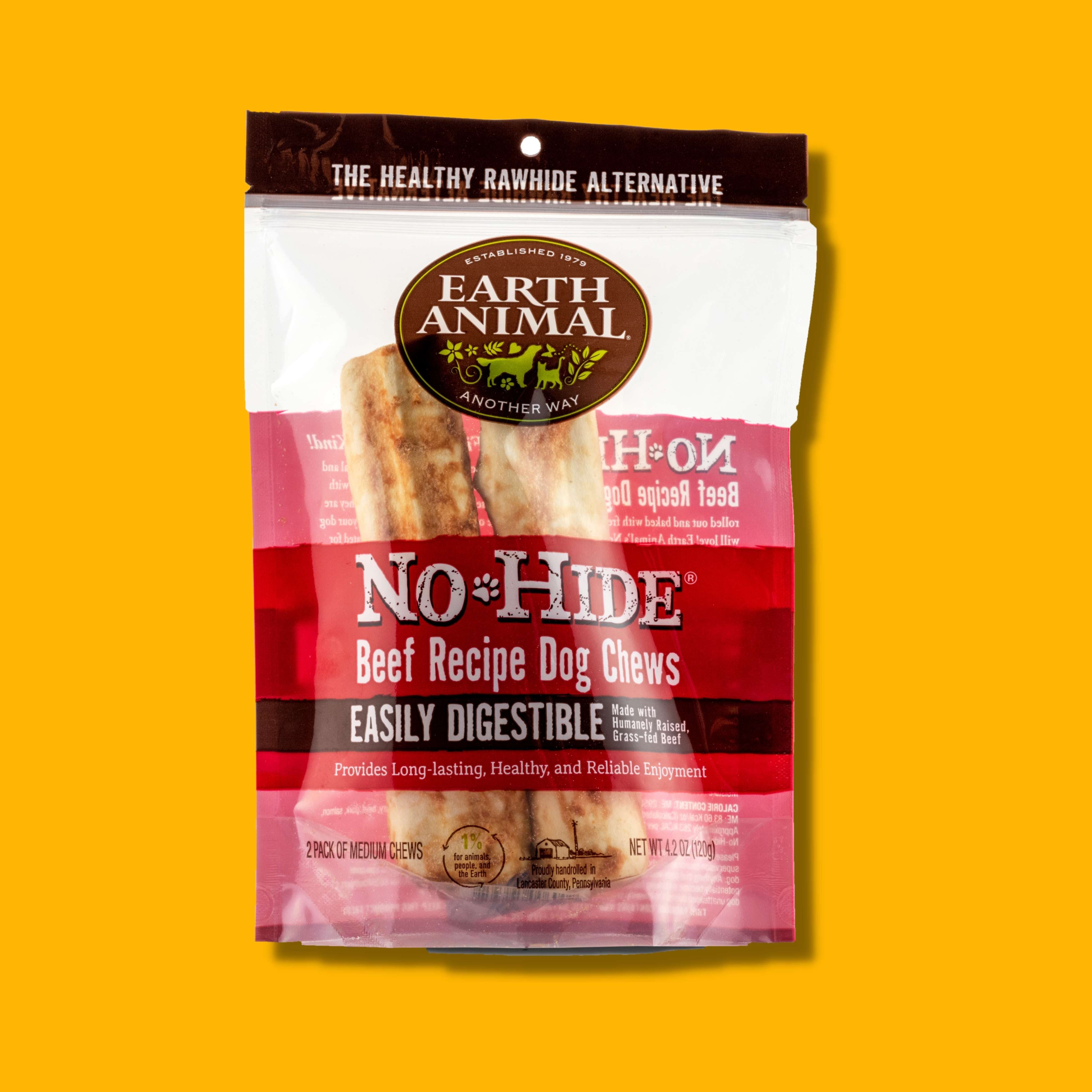 Earth Animal No-Hide Beef Chew 2 pack