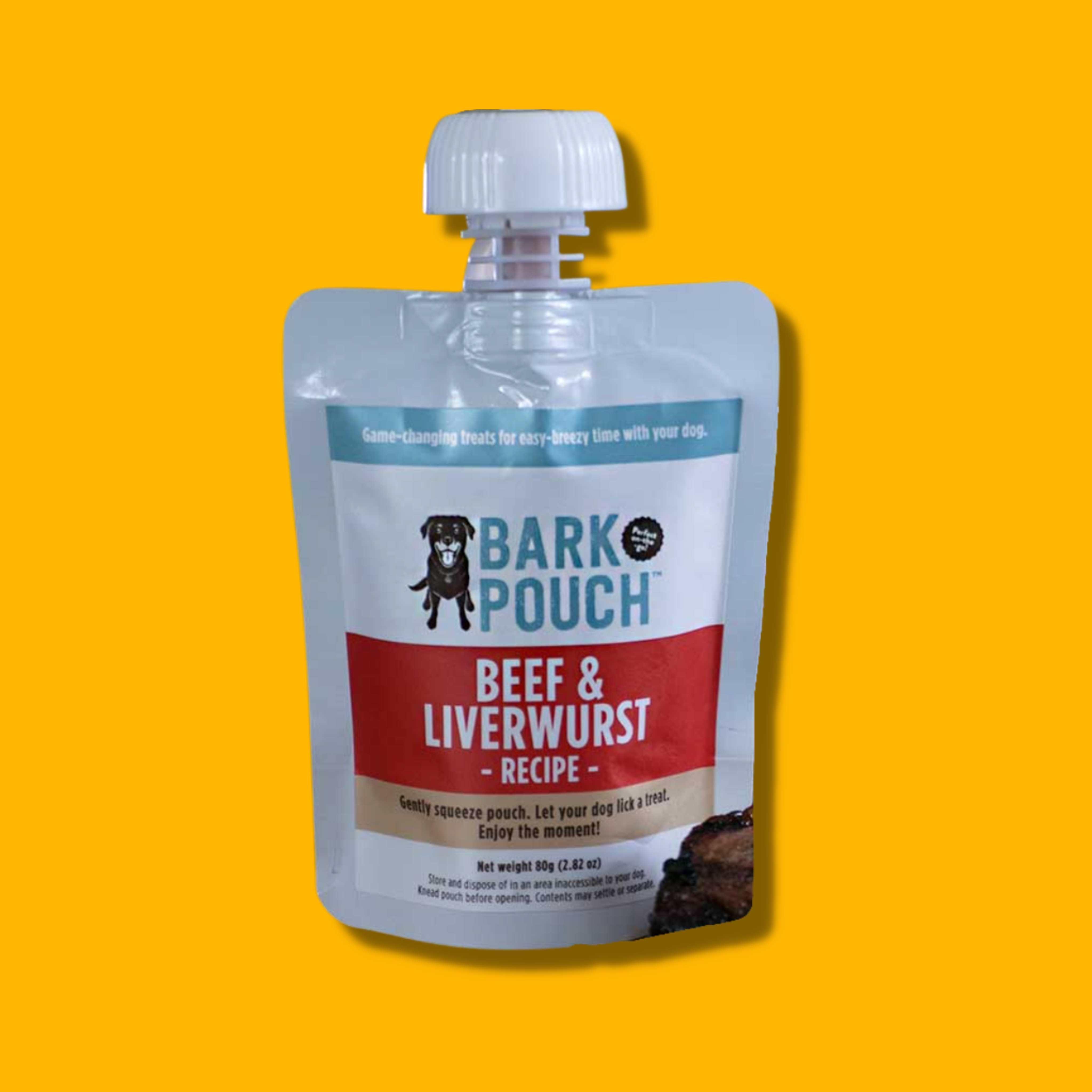 Bark Pouch Beef & Liverwurst Recipe Training Treat