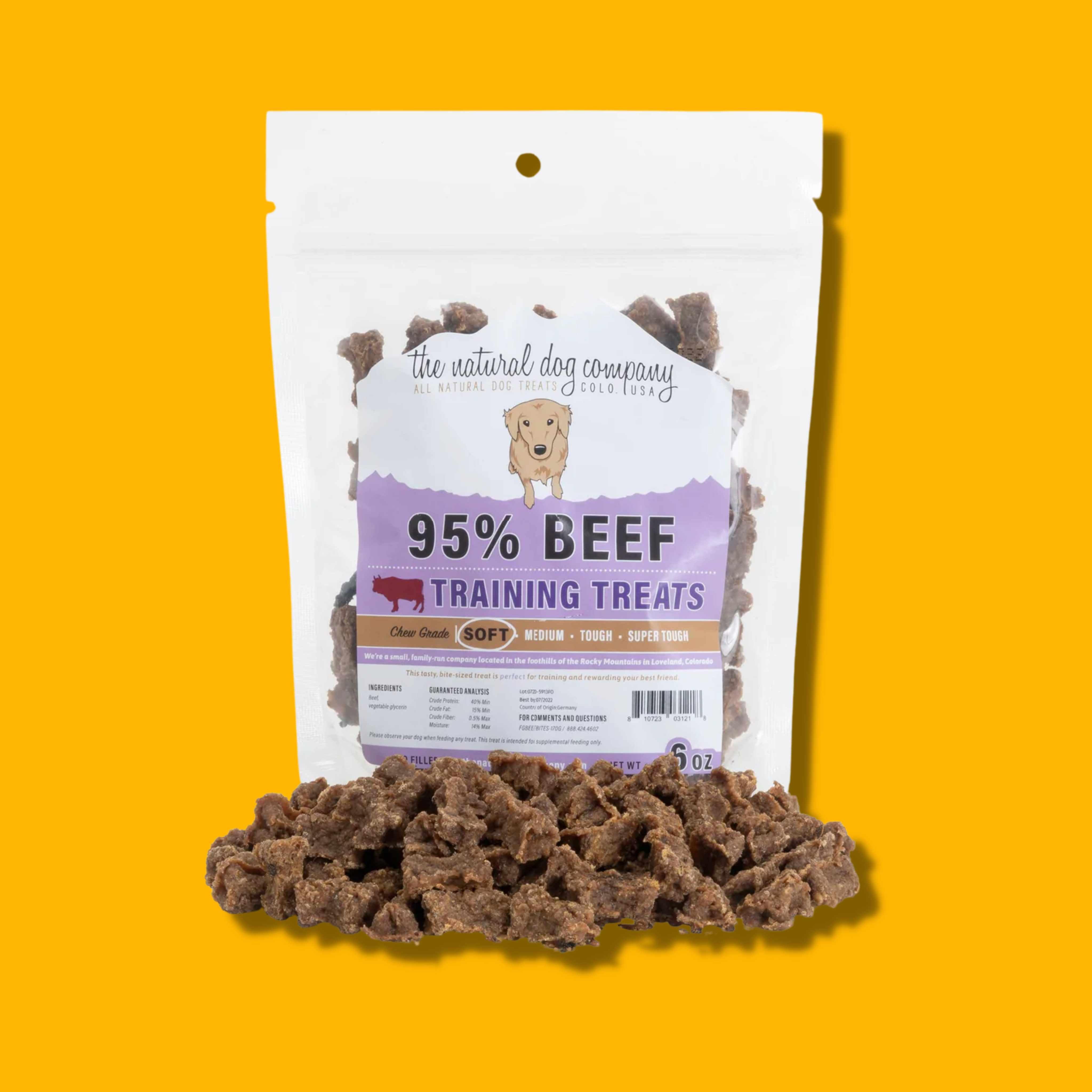 Tuesday's Natural Dog Company Beef Training Bites