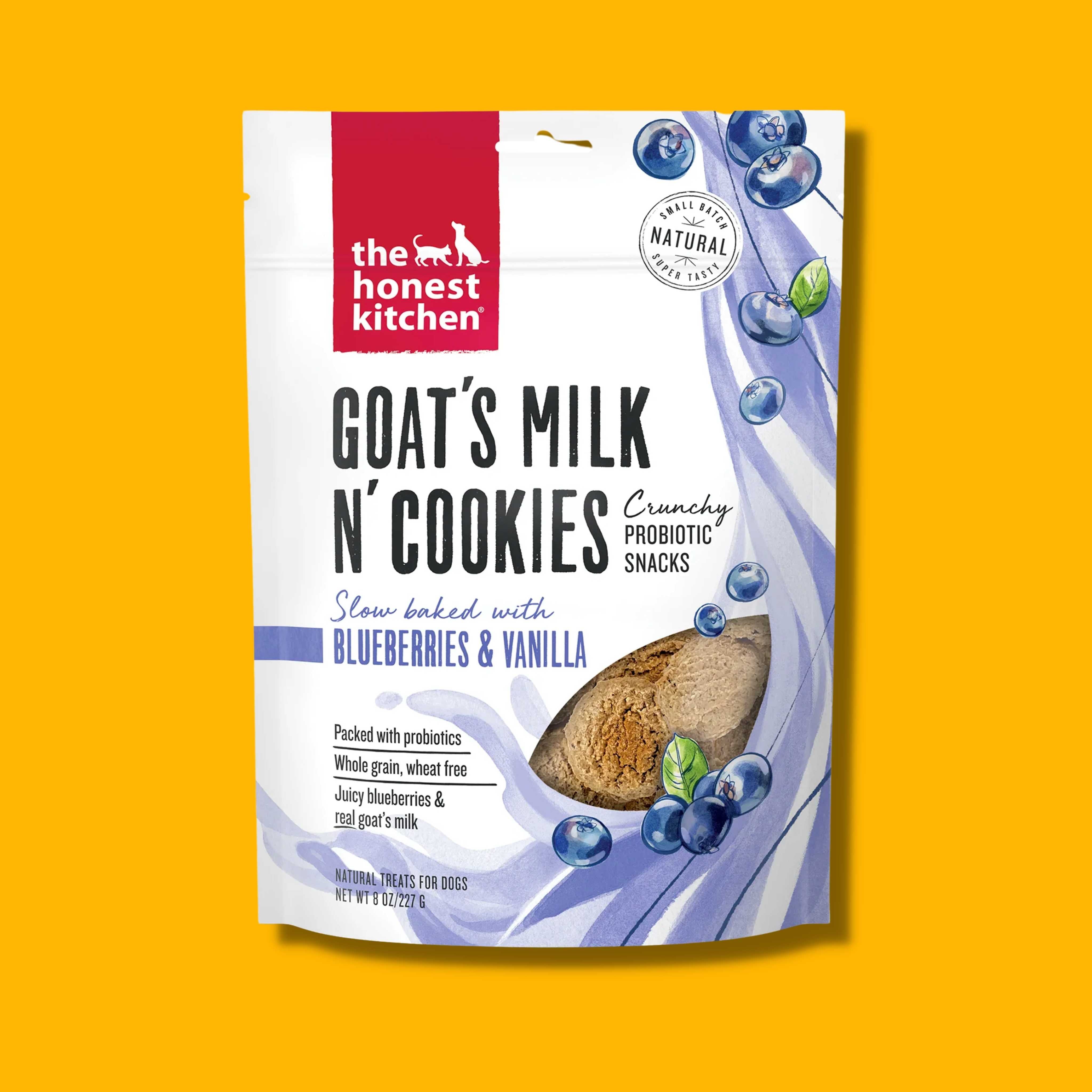 The Honest Kitchen Goat's Milk n' Cookies with Blueberries & Vanilla