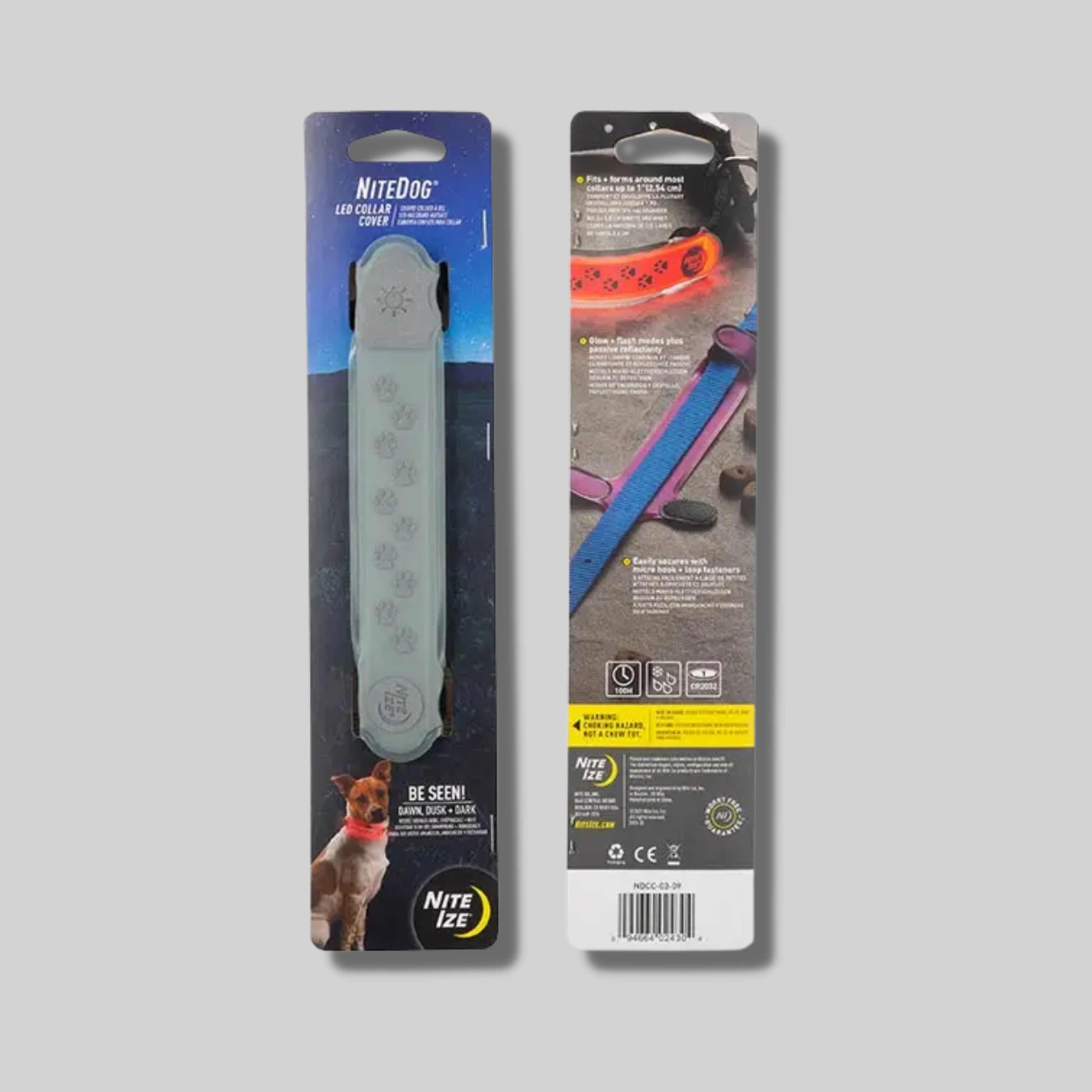 Nite Ize Nite Dawg LED Grey Collar Cover