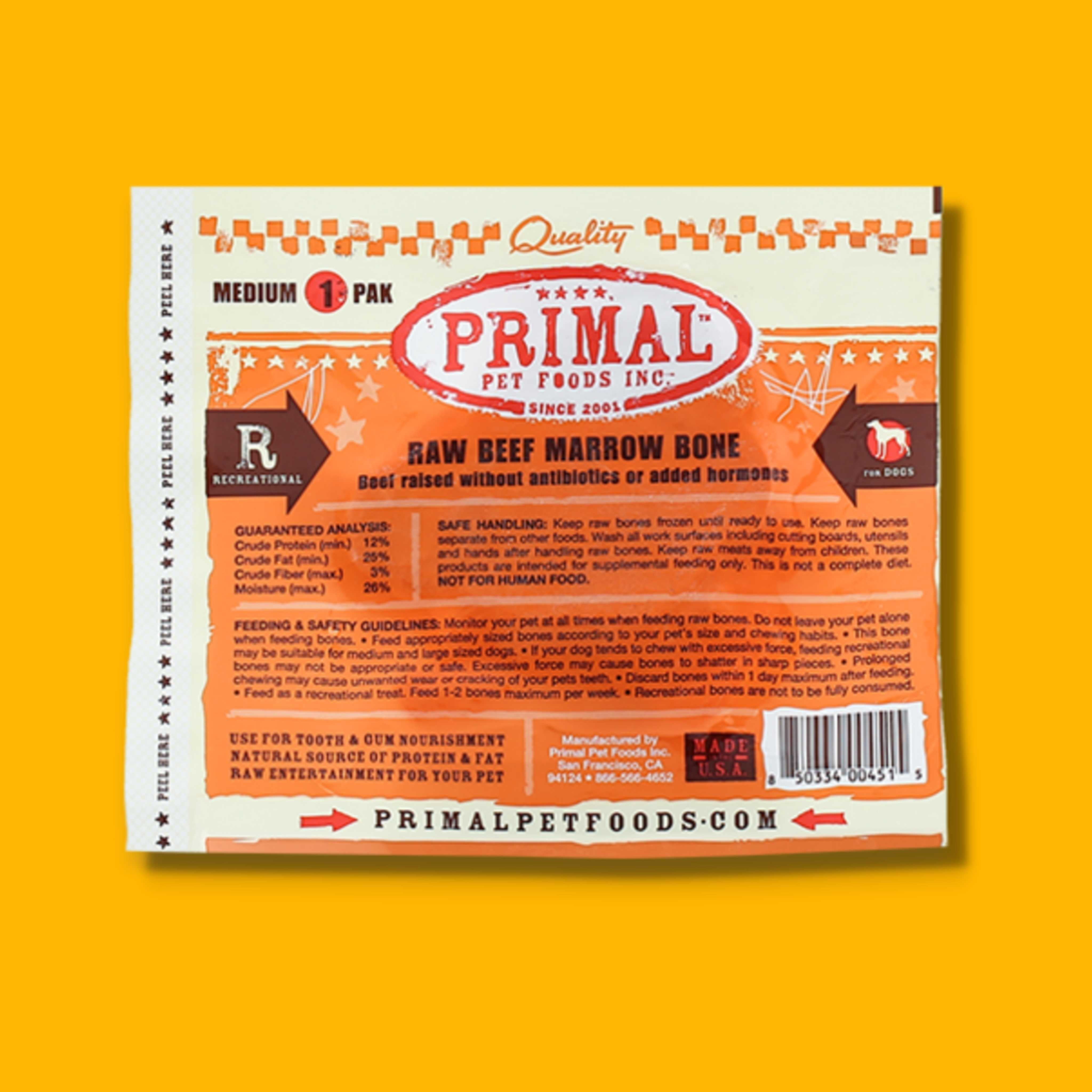 Primal Raw Frozen Beef Bone
