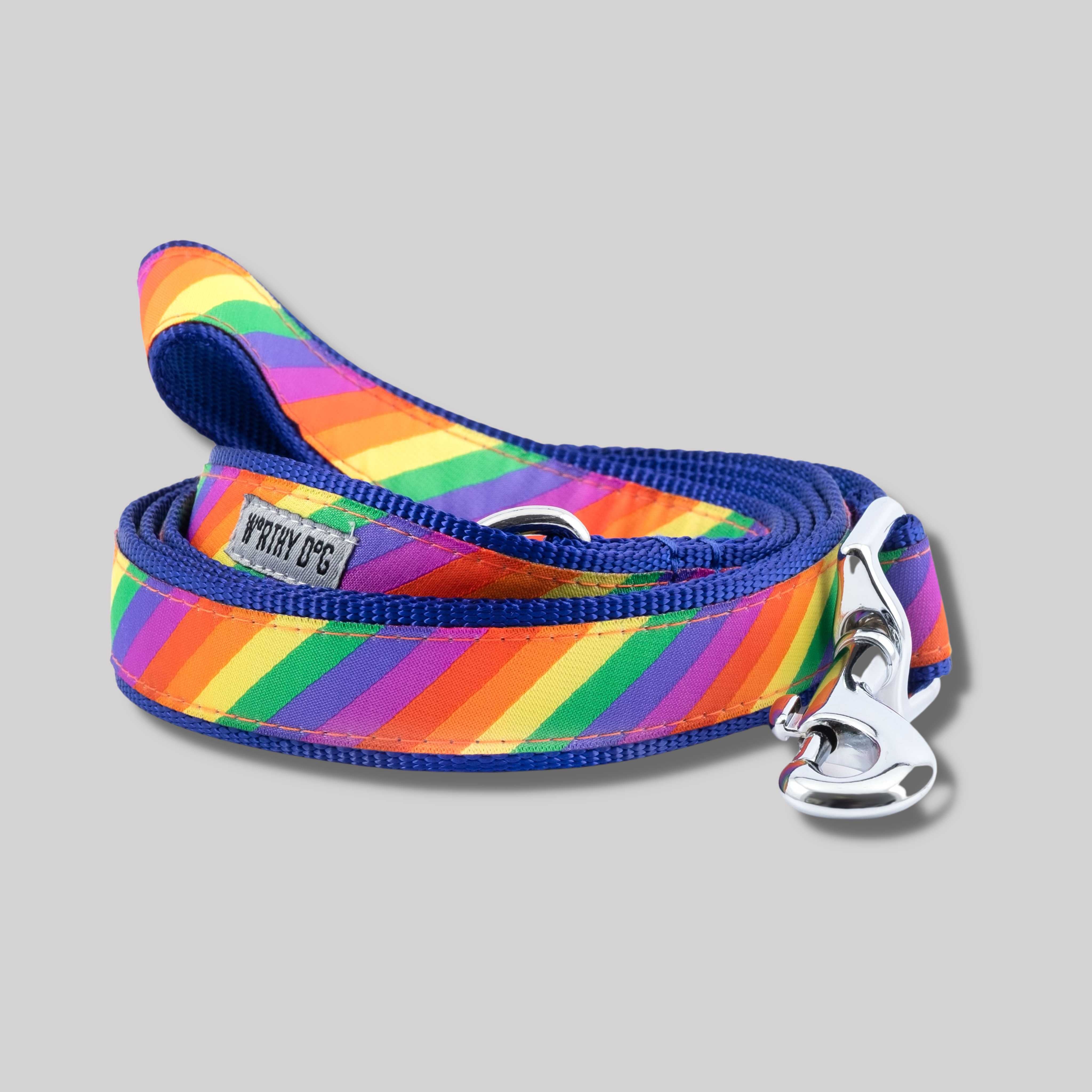 The Worthy Dog Rainbow Leash
