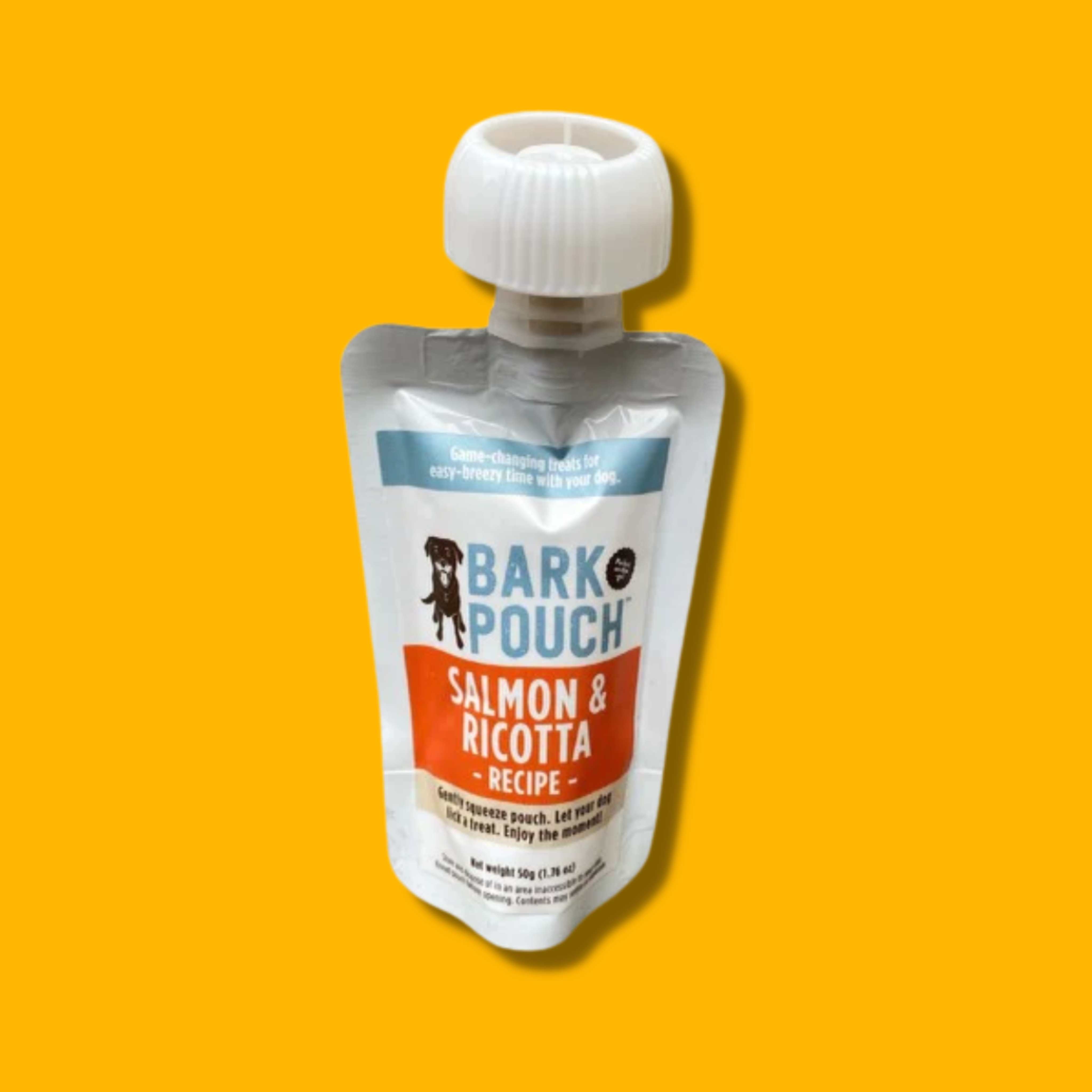 Bark Pouch Salmon & Ricotta Recipe Training Treat