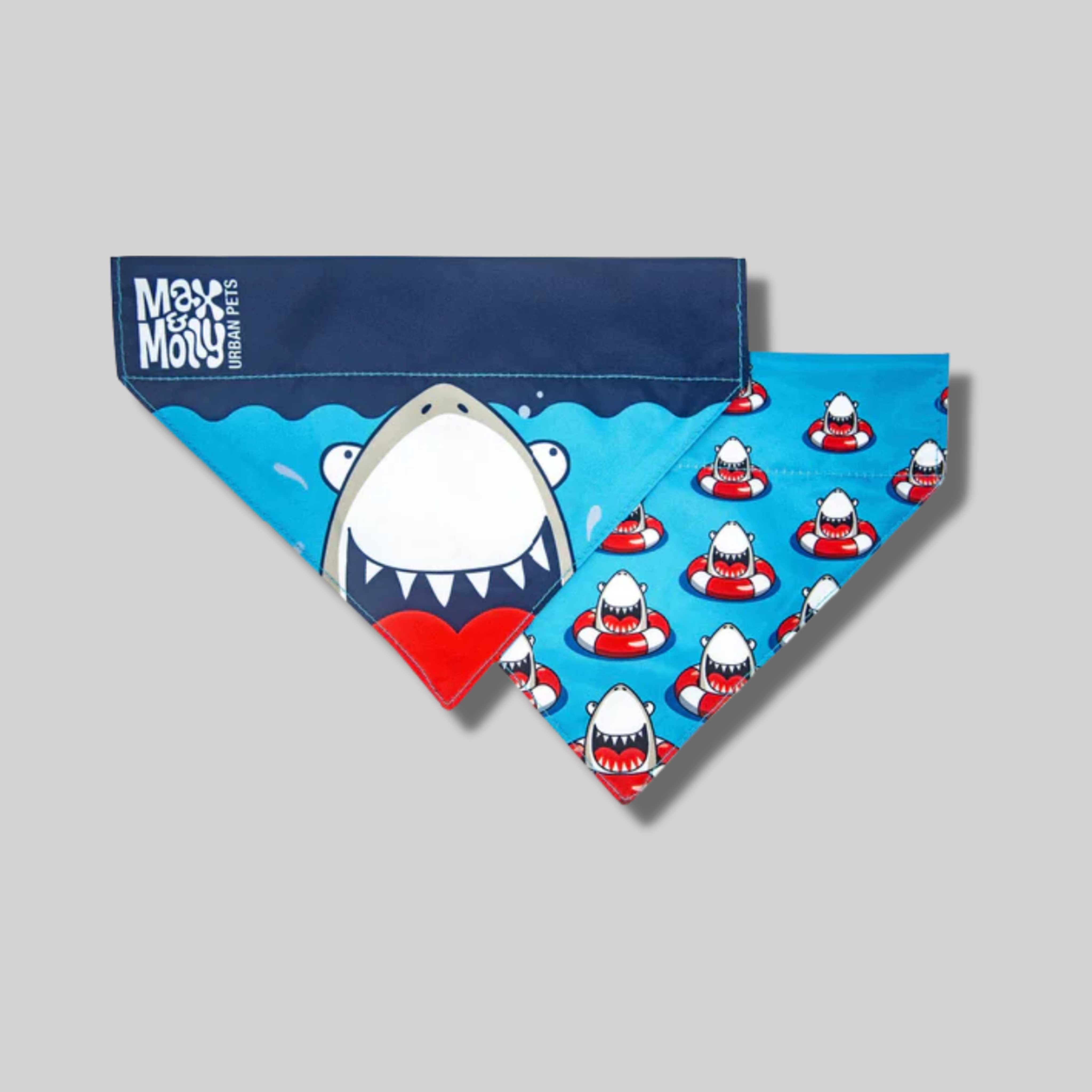 Max & Molly Frenzy the Shark Reversible Bandana