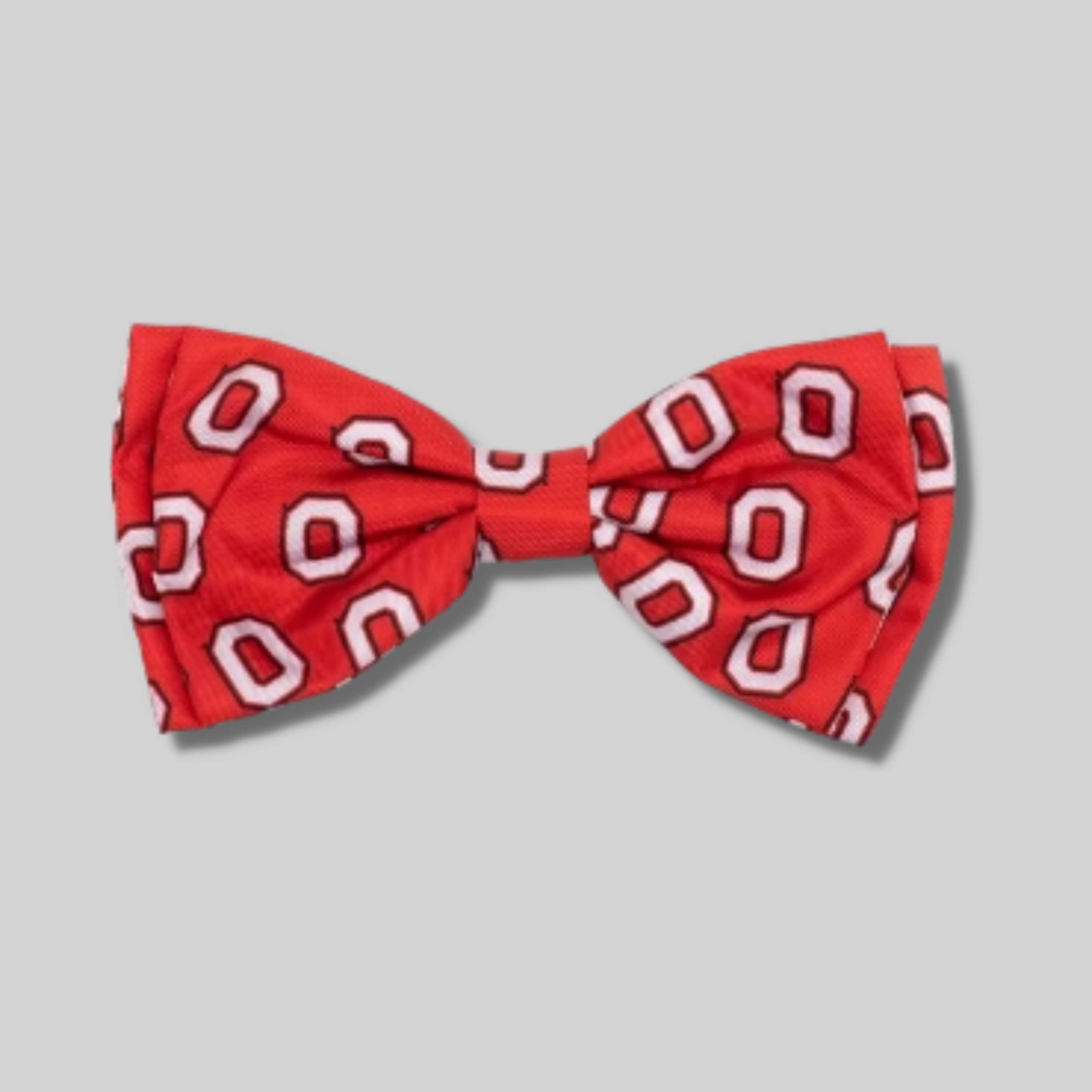 The License House Ohio State Tossed Block O Bow Tie
