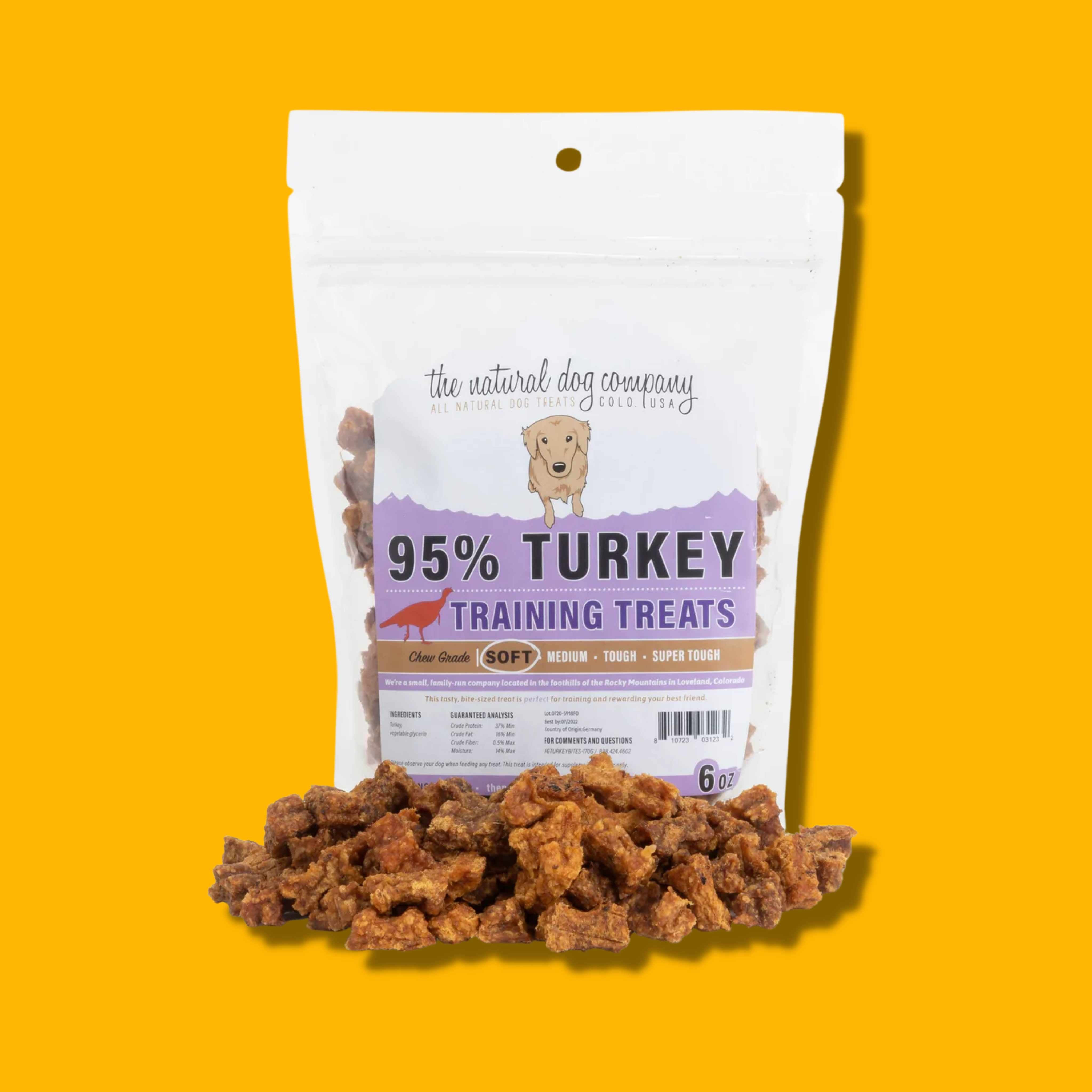 Tuesday's Natural Dog Company Turkey Training Bites